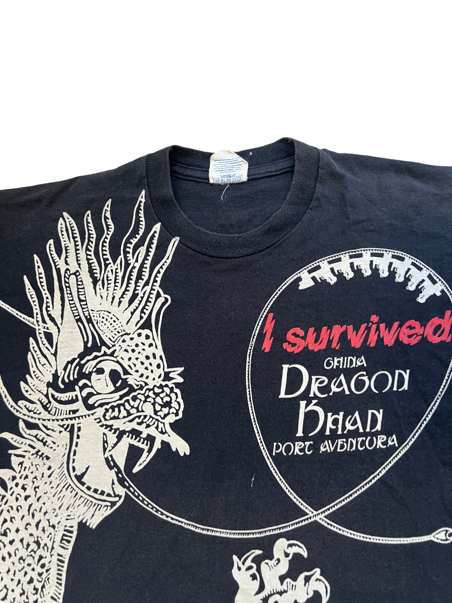 Vintage T-shirt China Dragon Khan Universal's 90's Single Stitch - cloakerstore