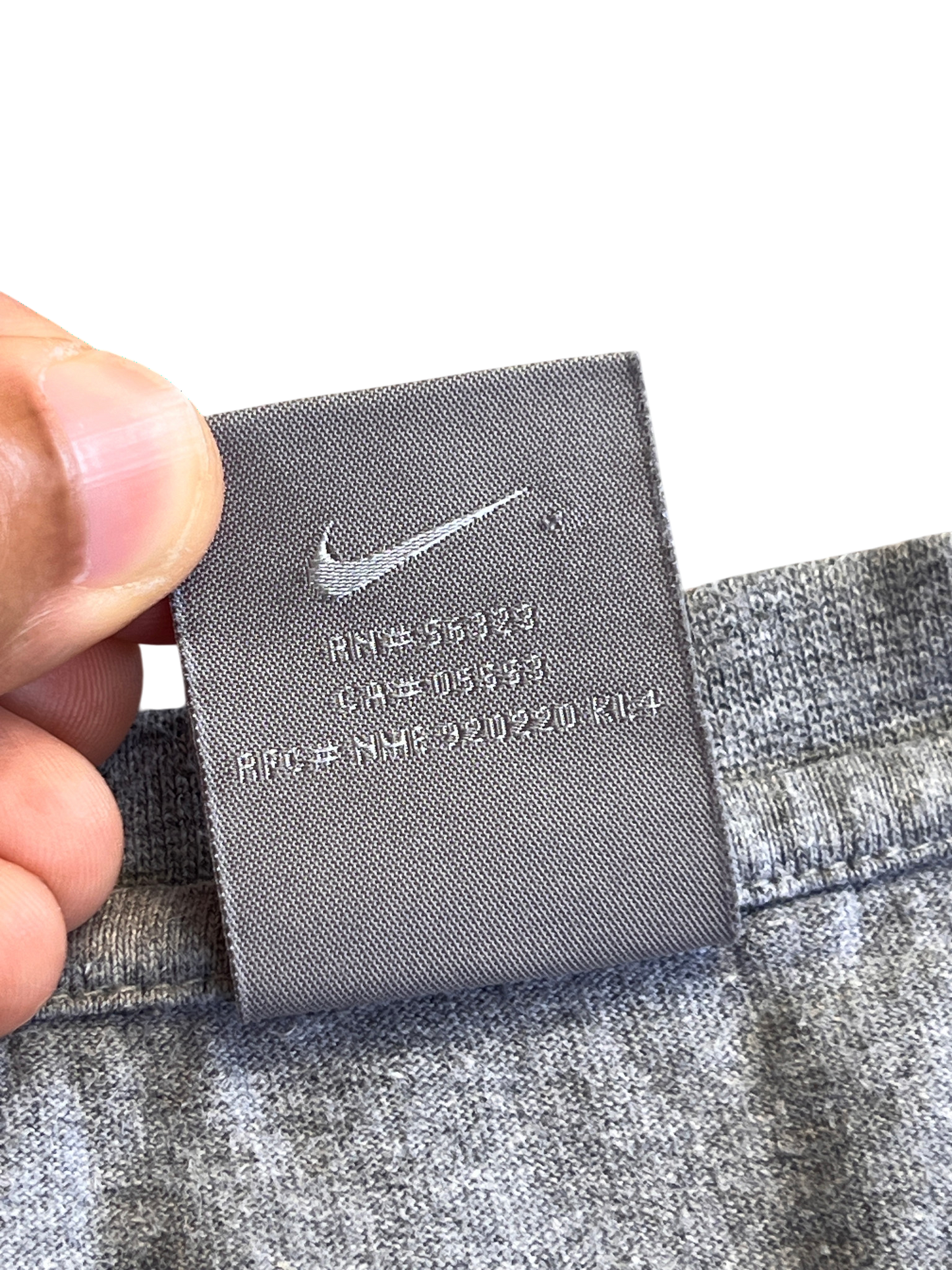 Nike Center Swoosh 2000's Vintage Grade Logo Center Gray T-shirt