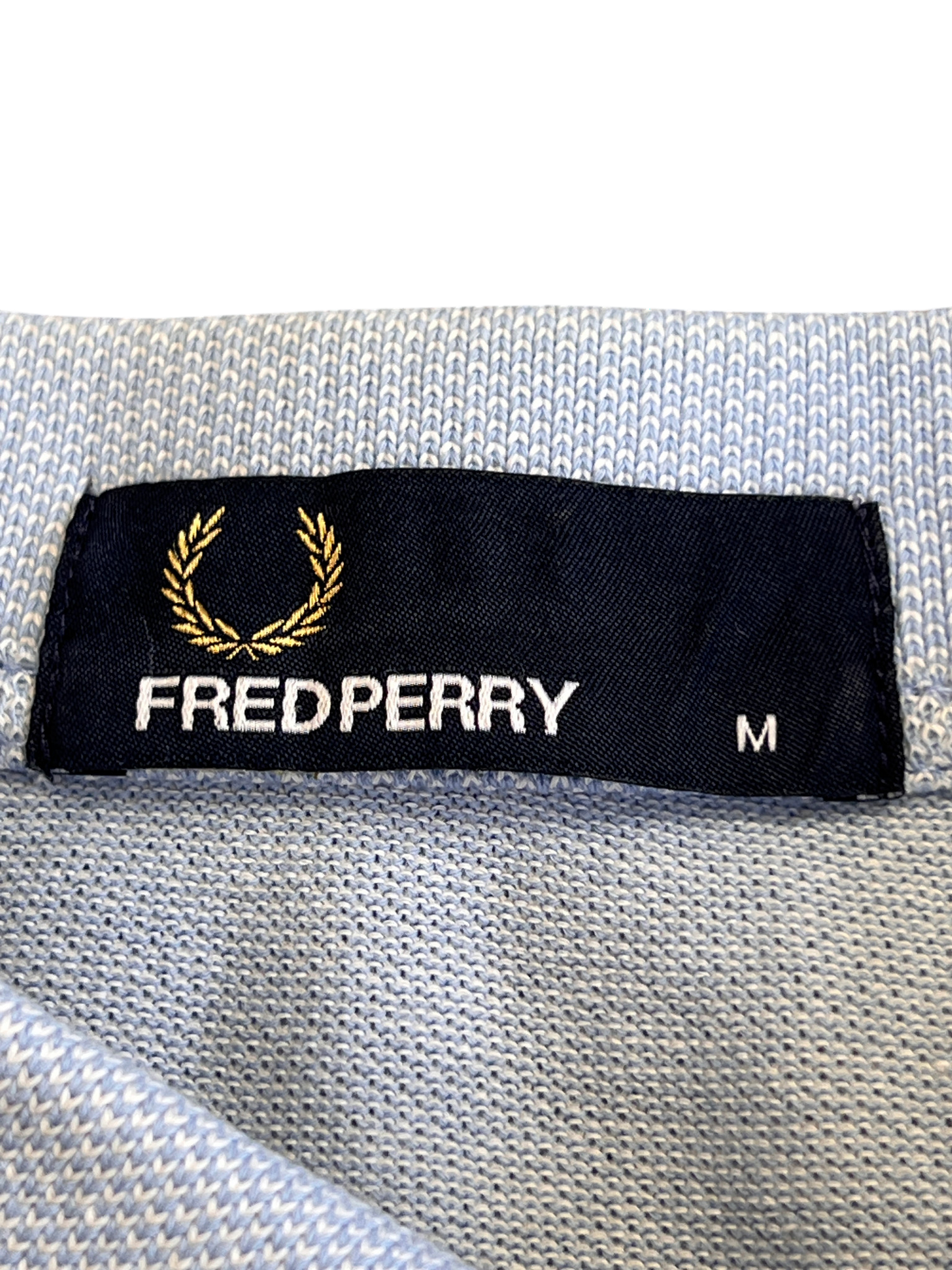 Fred Perry Polo Old Money Style Vintage 2000's Light Blue