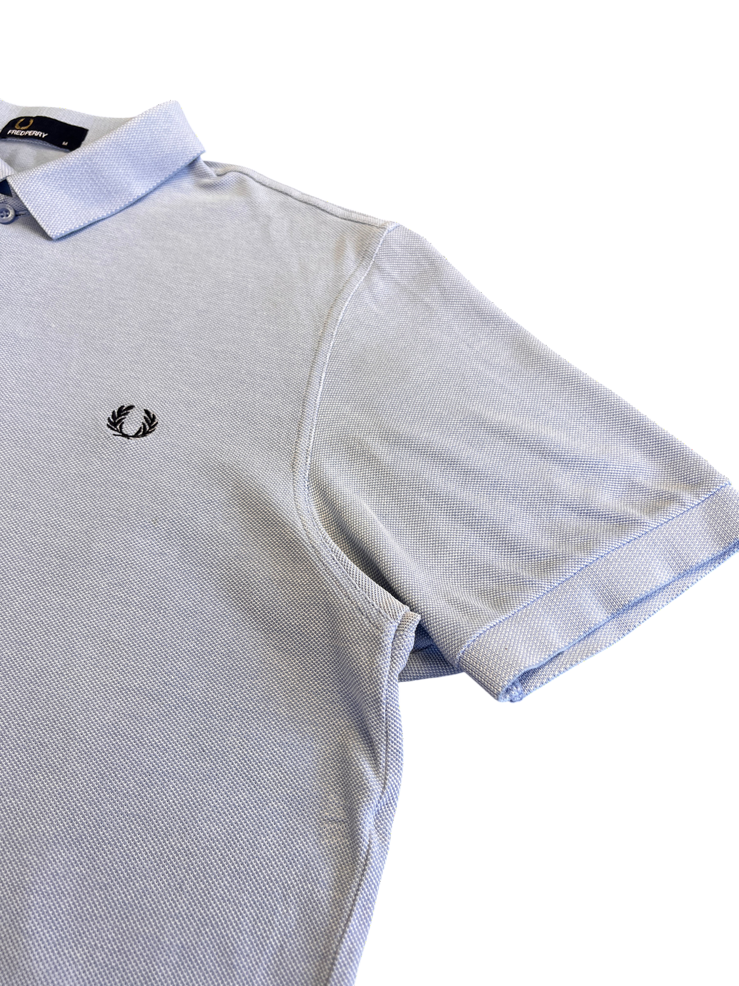 Fred Perry Polo Old Money Style Vintage 2000's Light Blue