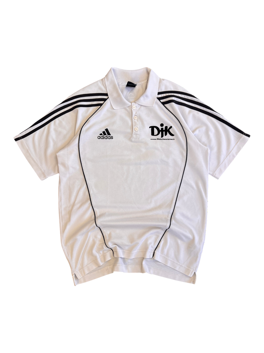 Adidas Y2K polo black white retro