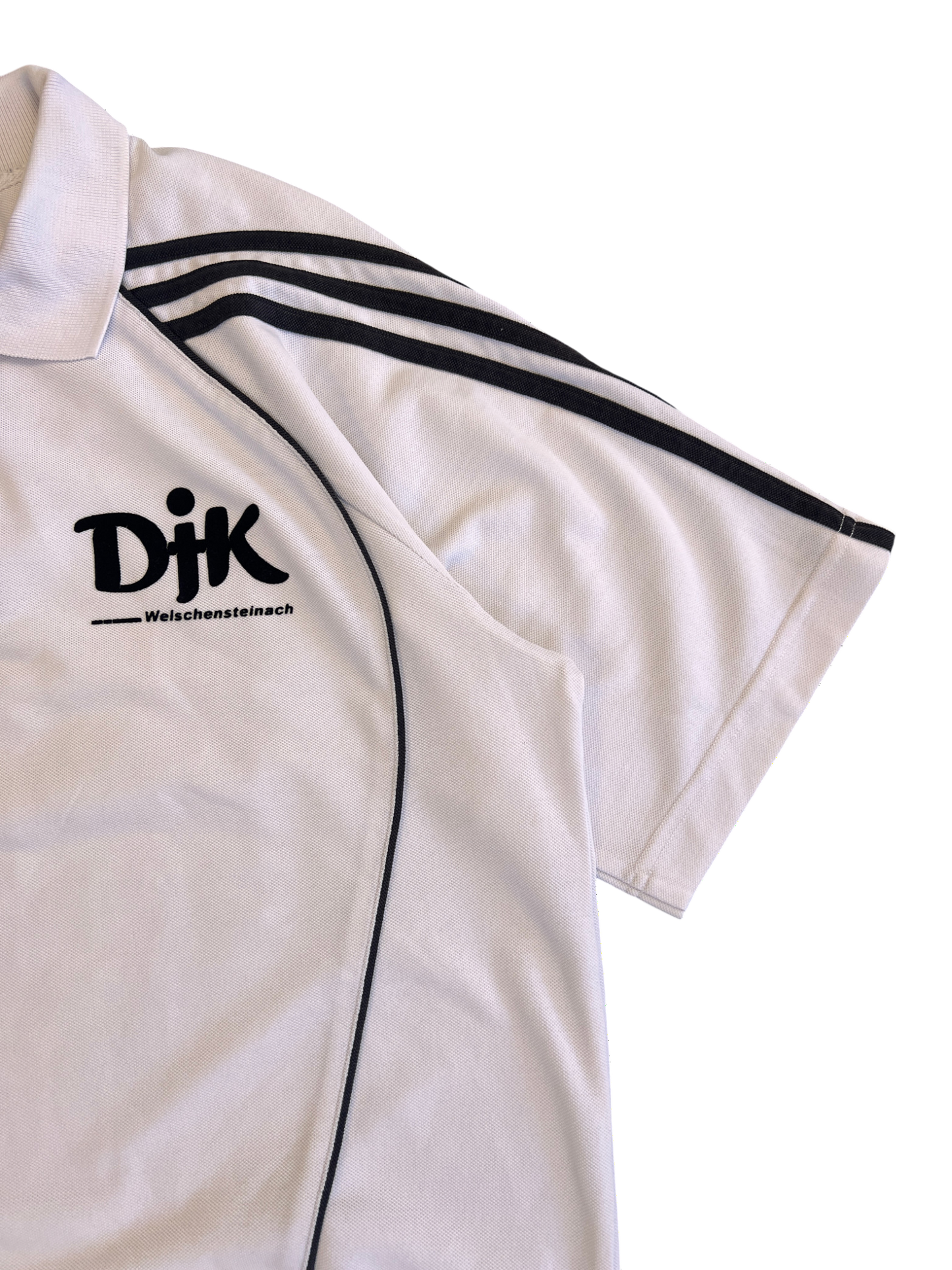 Adidas Vintage Polo Y2K Black/White Retro 2000's Premium