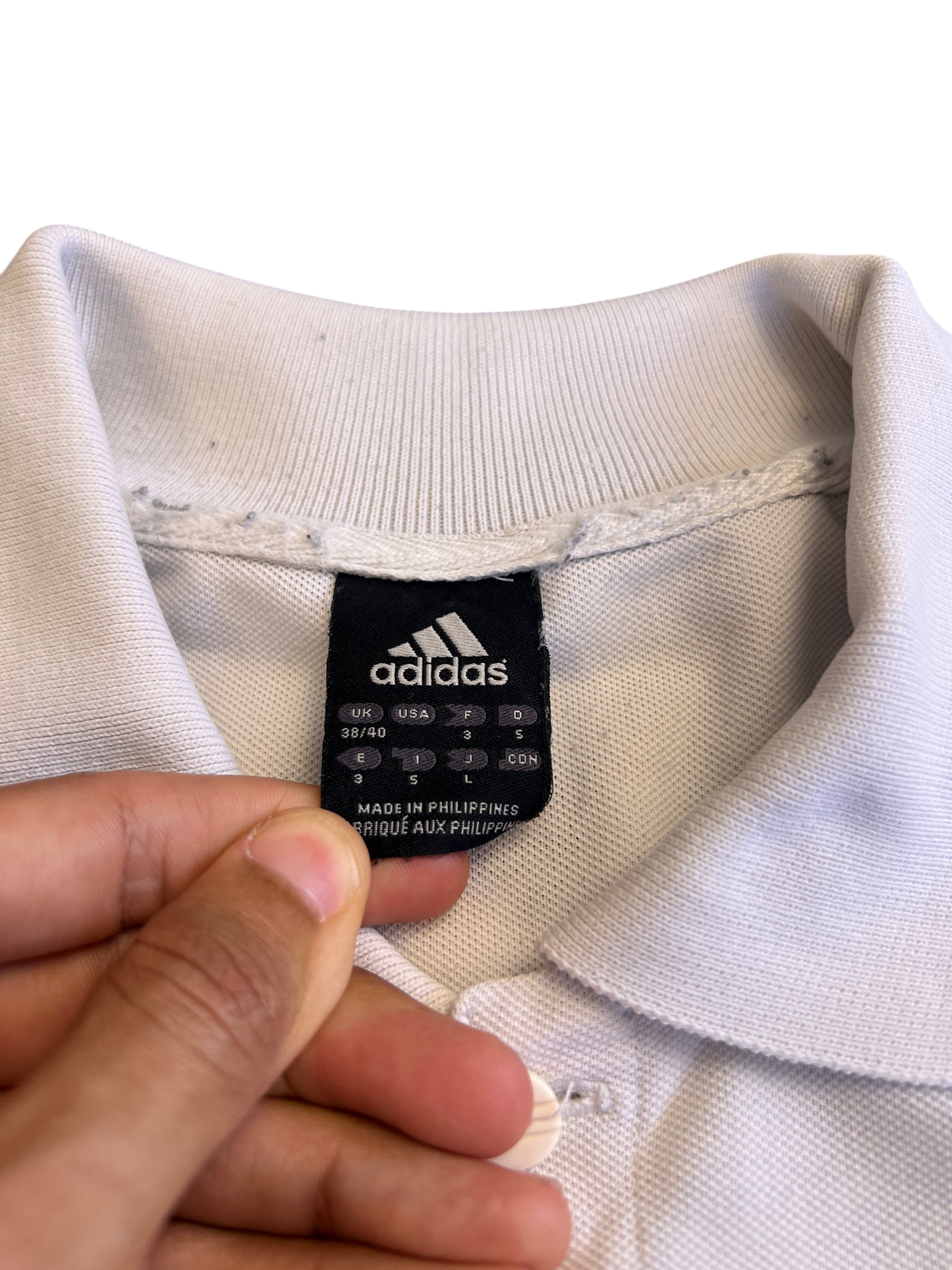 Adidas Vintage Polo Y2K Black/White Retro 2000's Premium