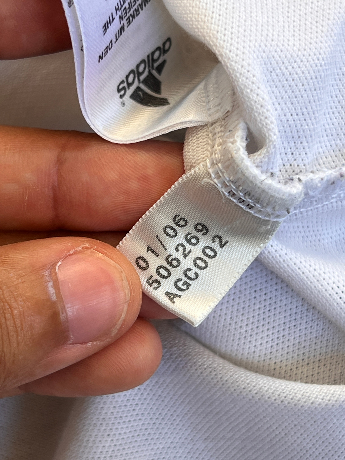 Adidas Vintage Polo Y2K Black/White Retro 2000's Premium