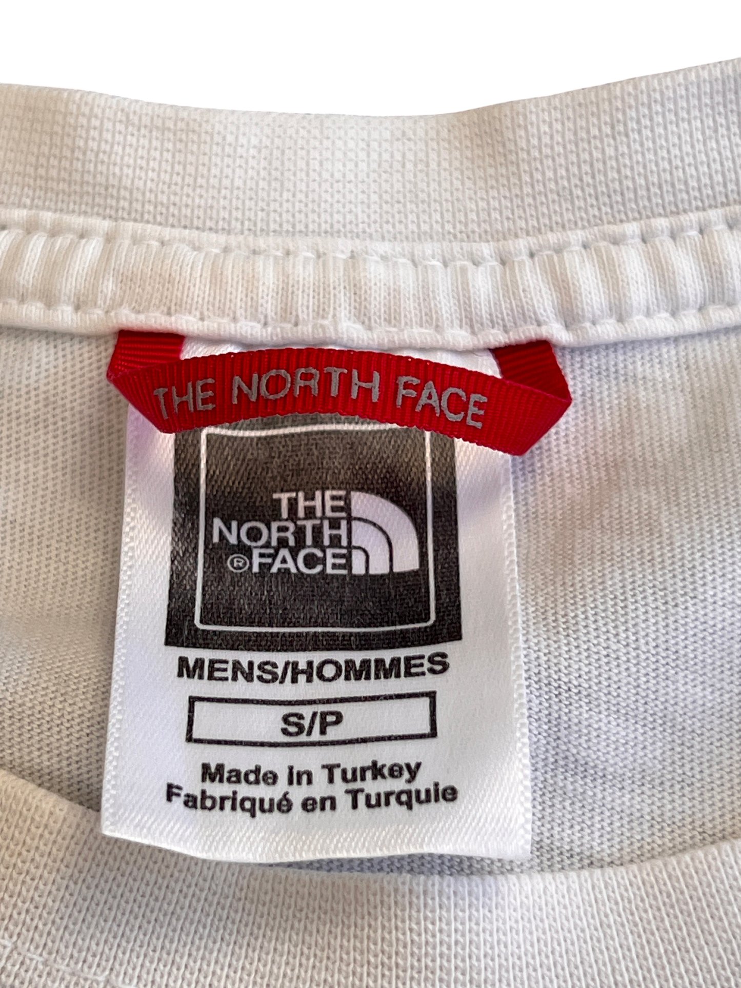 The North Face T-shirt White Big Logo Chest