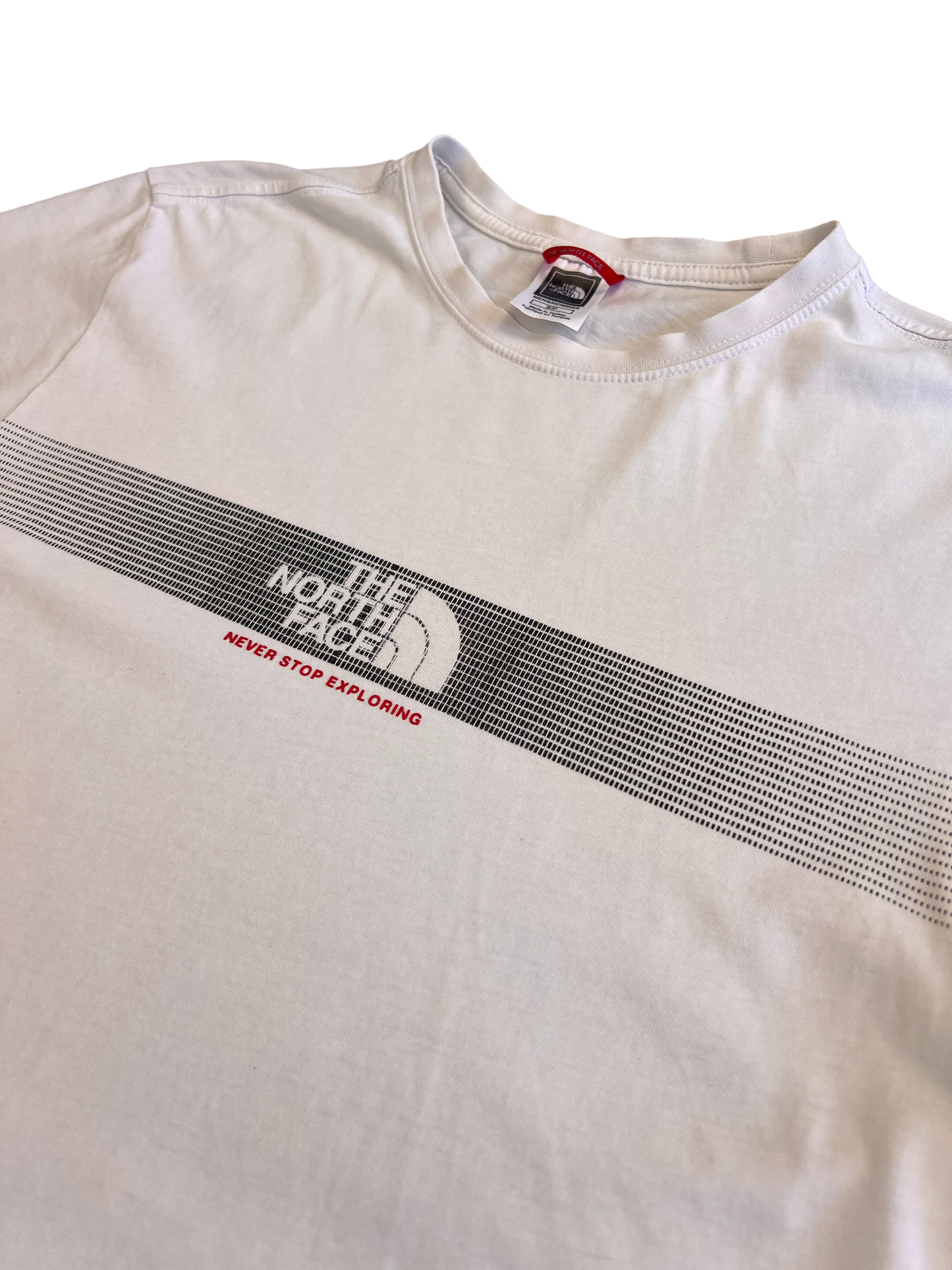 The North Face T-shirt White Big Logo Chest