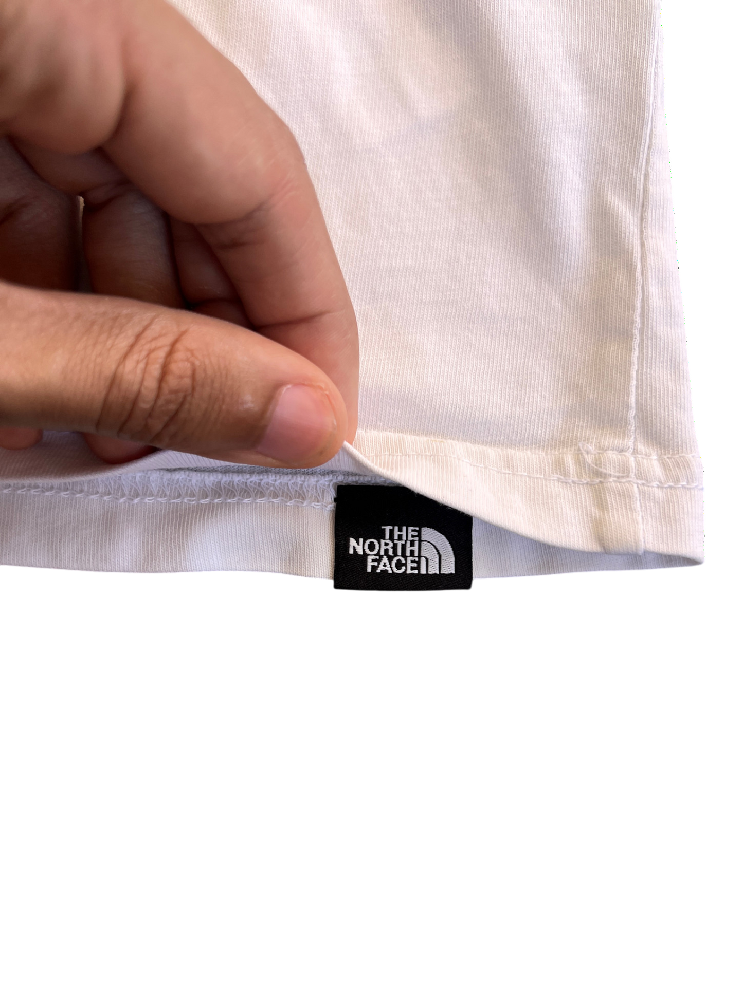 The North Face T-shirt White Big Logo Chest