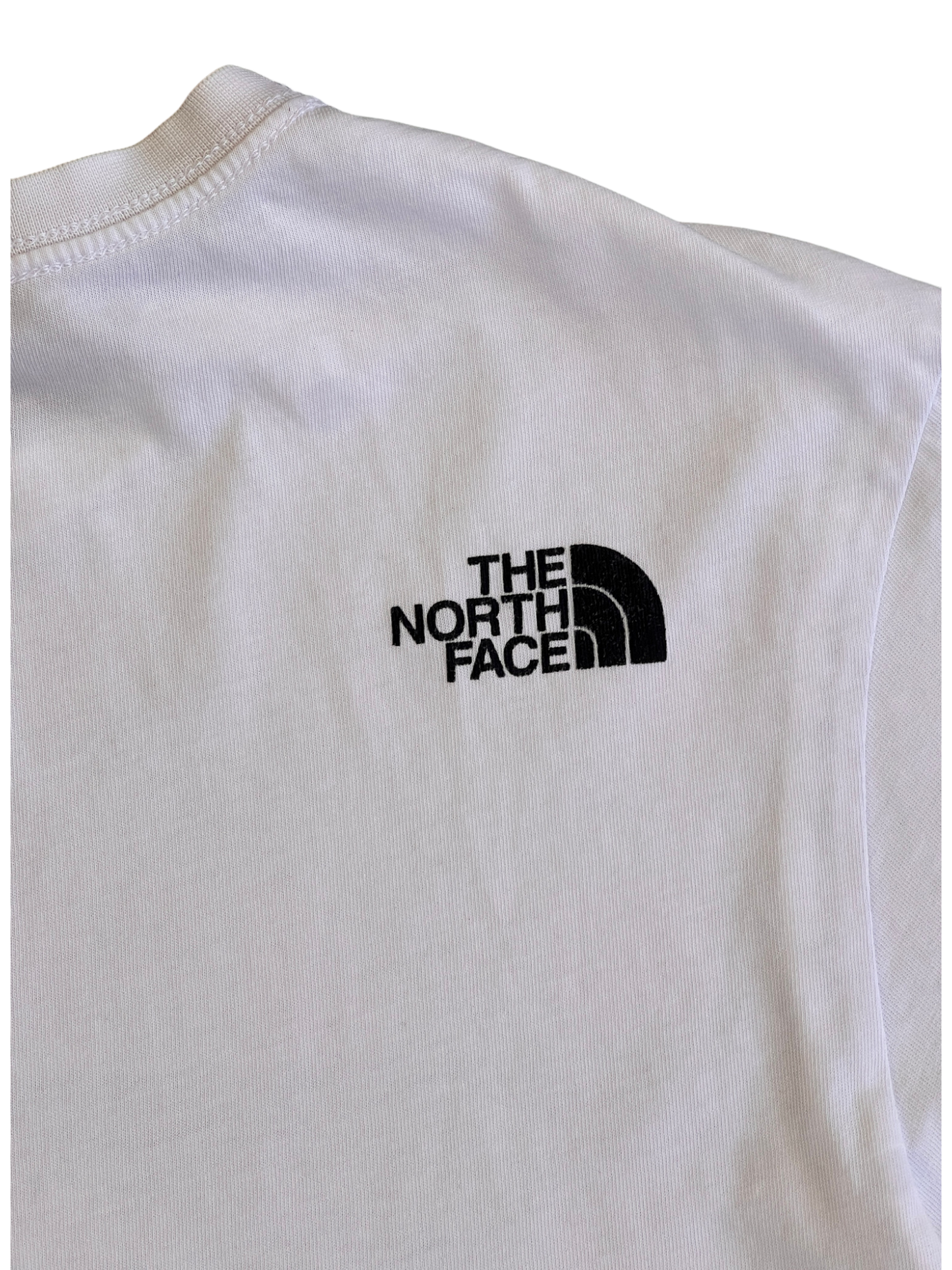 The North Face T-shirt White Big Logo Chest