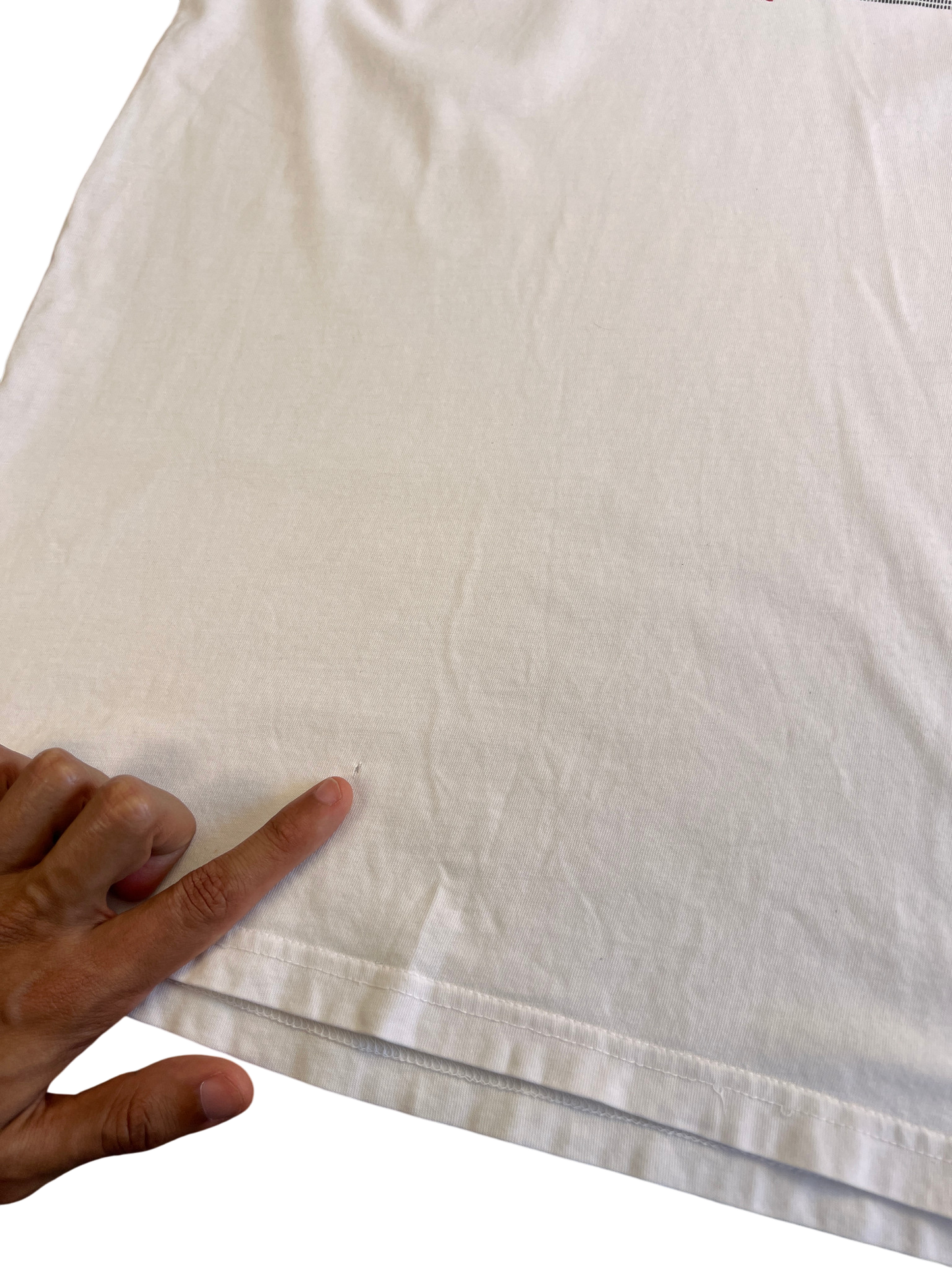 The North Face T-shirt White Big Logo Chest