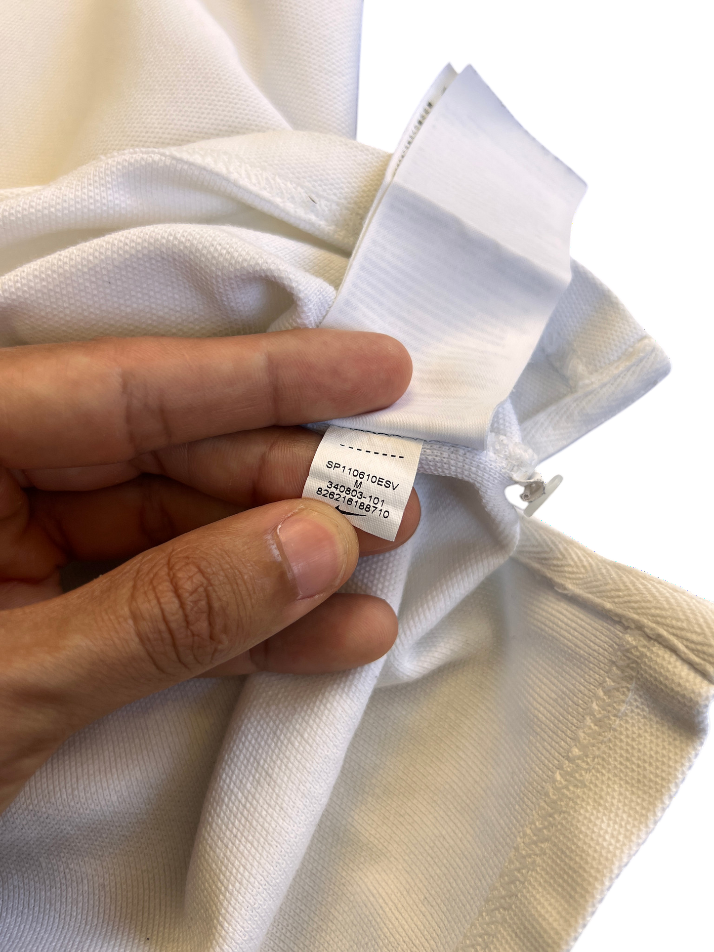 Nike Polo Sport White Vintage 2000's Retro