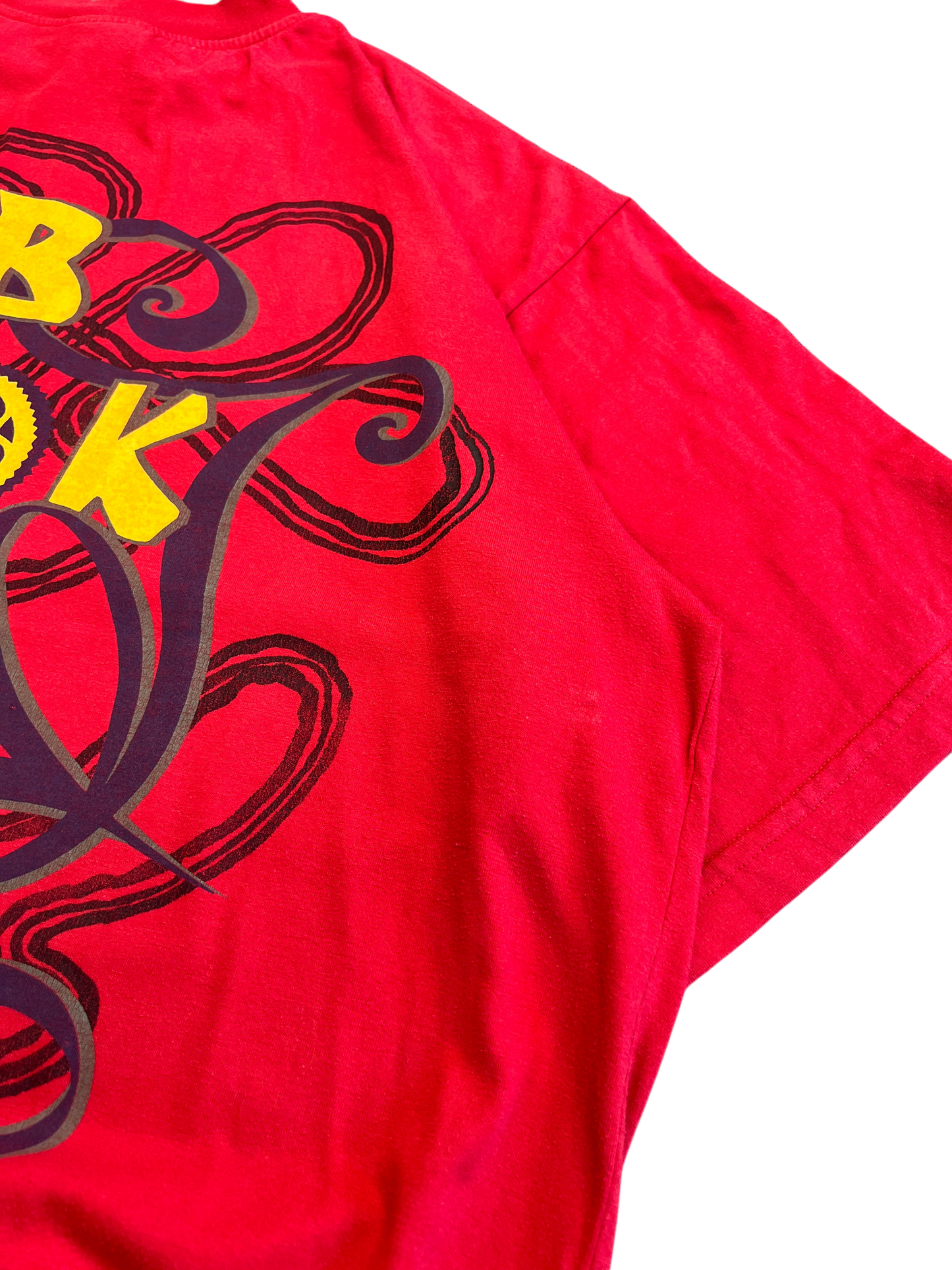 Vintage T-shirt Heavy Weight Red Big Logo Back 90's Boxy Fit