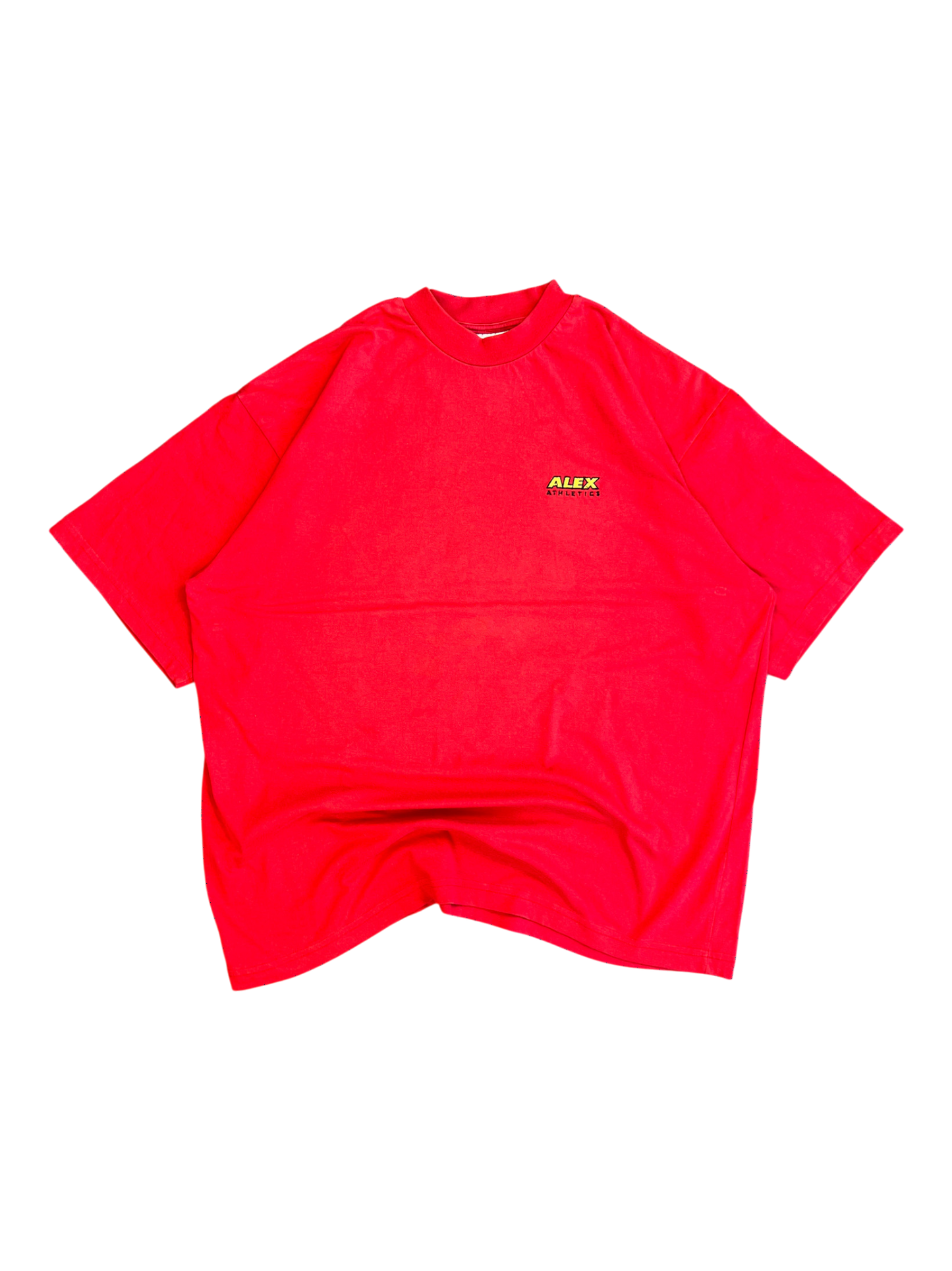 Vintage T-shirt Heavy Weight Red Big Logo Back 90's Boxy Fit