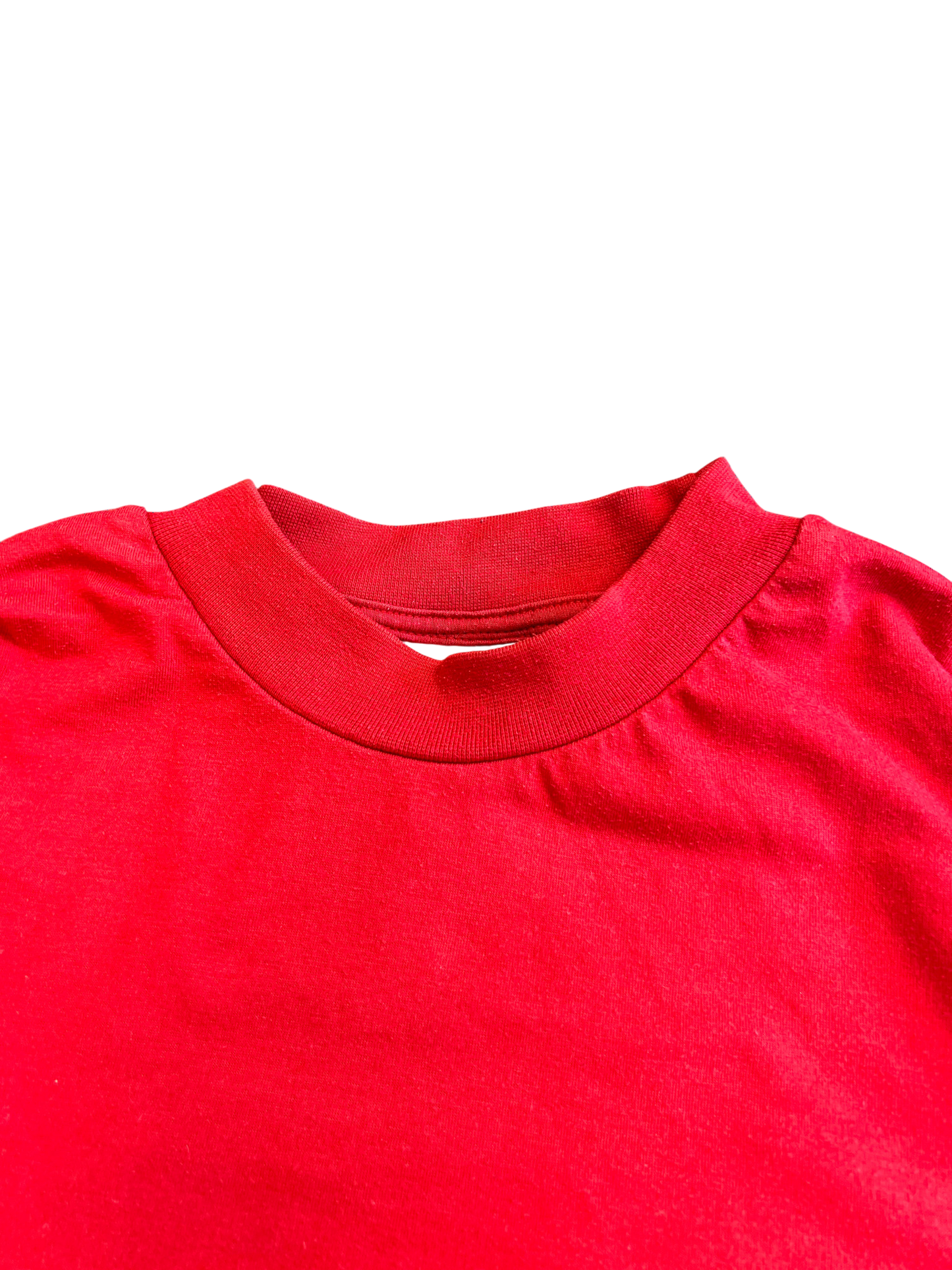 Vintage T-shirt Heavy Weight Red Big Logo Back 90's Boxy Fit