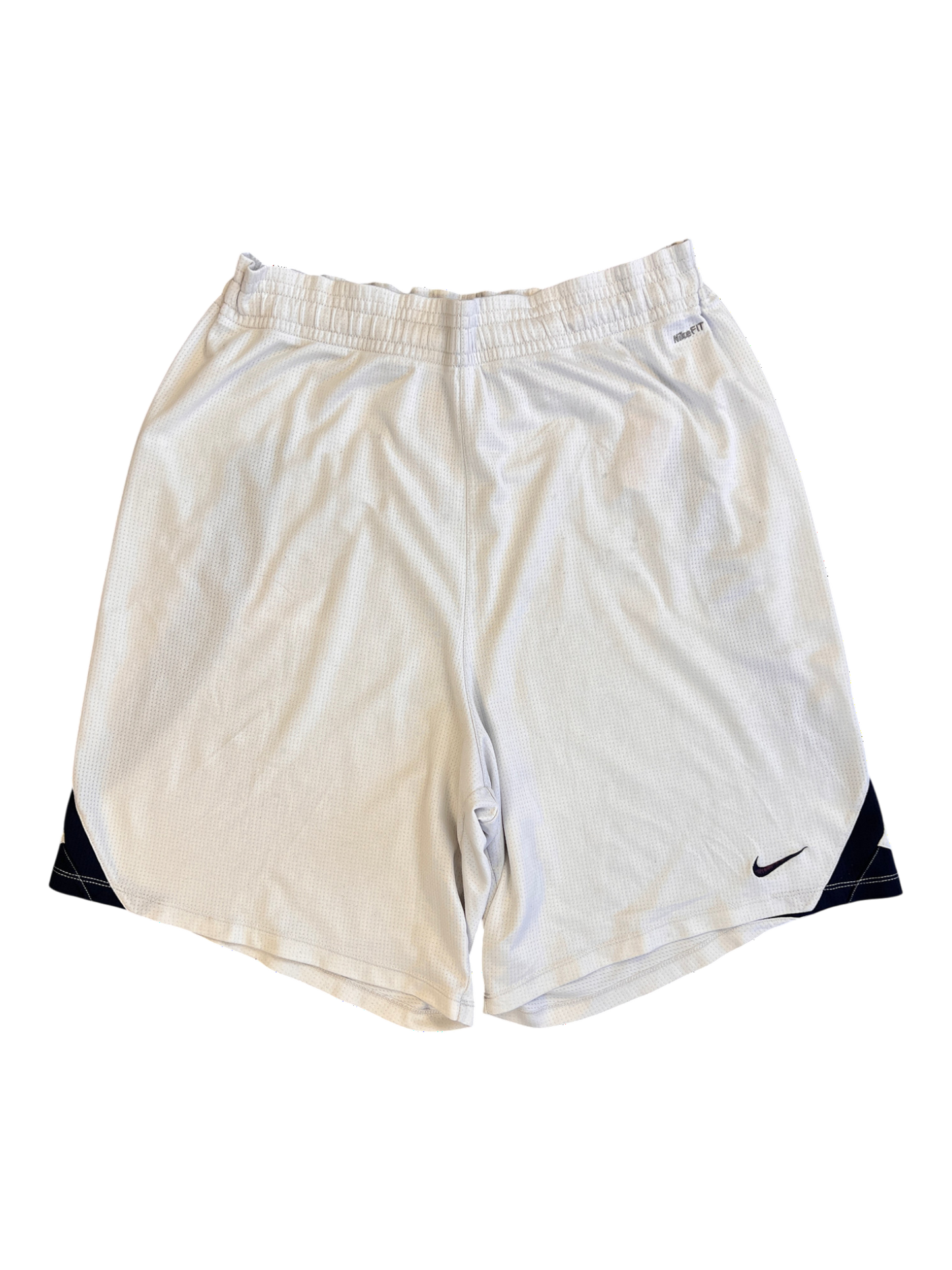 Nike Shorts Baggy Sport White Black 2000's NikeFit