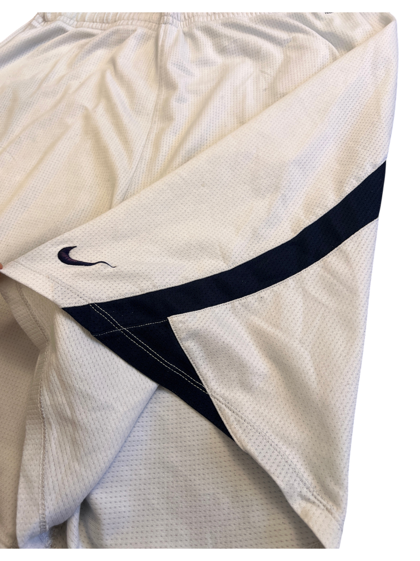 Nike Shorts Baggy Sport White Black 2000's NikeFit