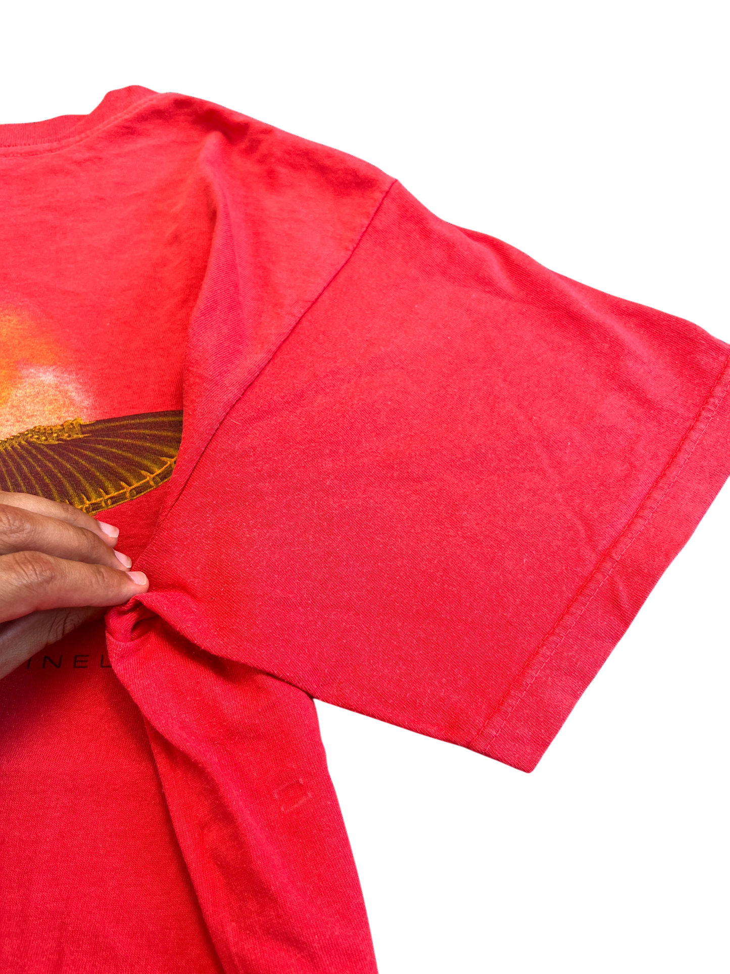 T-shirt Vintage Heavy Weight Boxy Fit Red Raven 90's