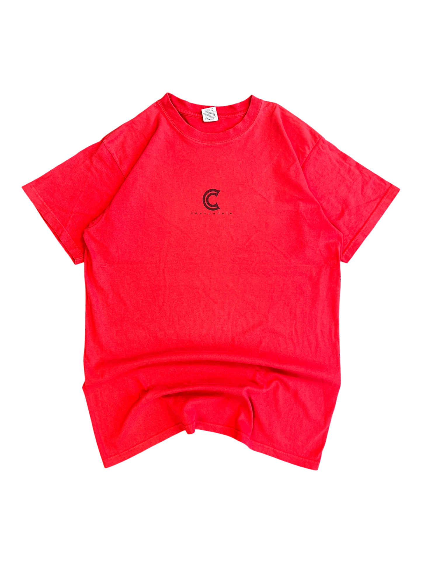 T-shirt Vintage Heavy Weight Boxy Fit Red Raven 90's