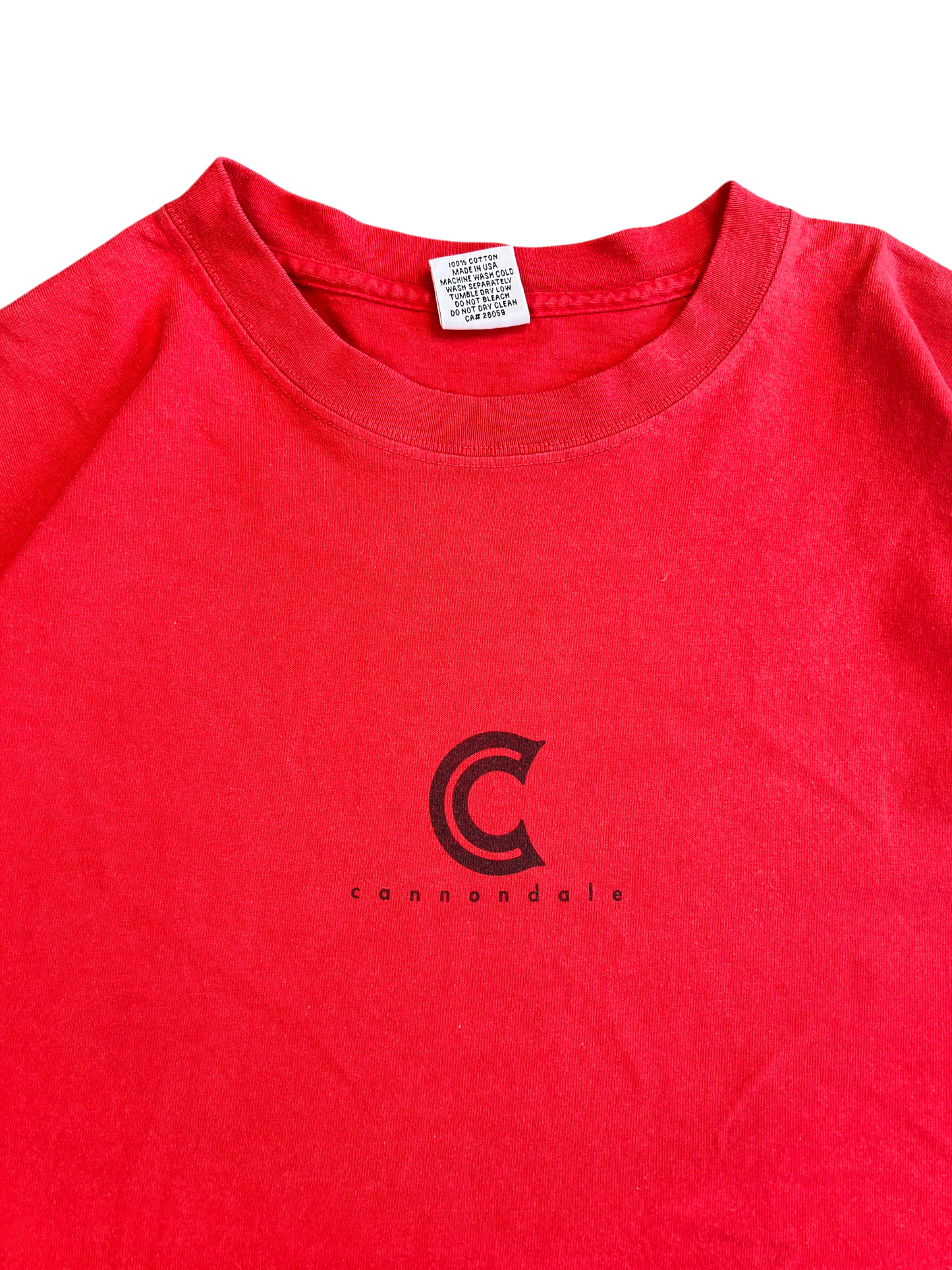 T-shirt Vintage Heavy Weight Boxy Fit Red Raven 90's