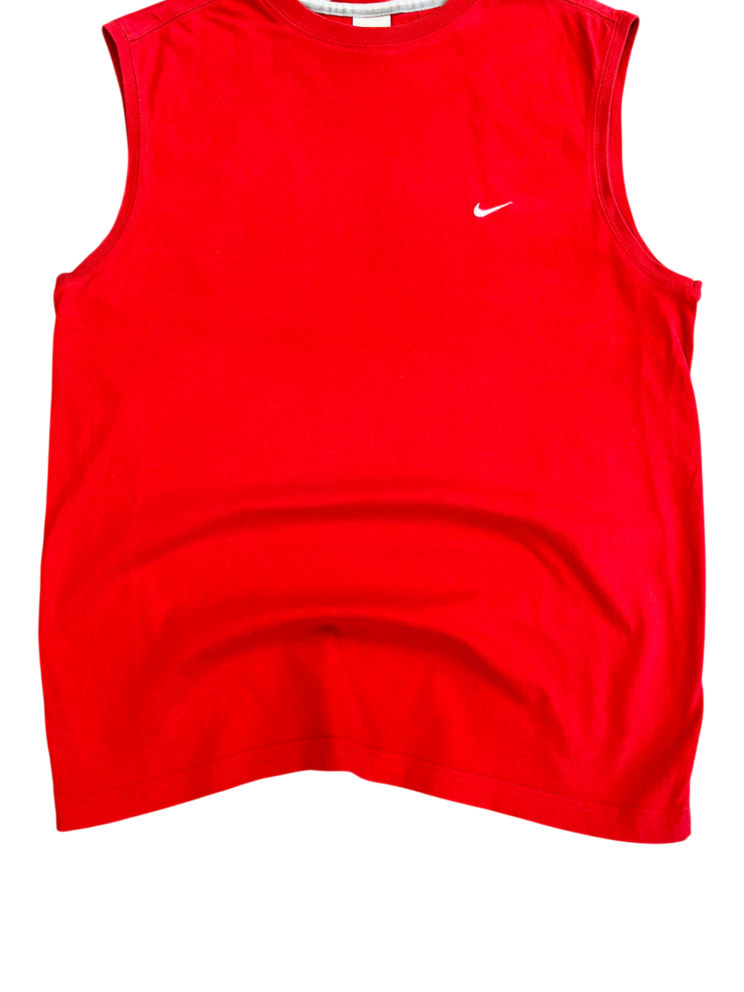 Nike Tank Top Red 2000's Vintage Old tag