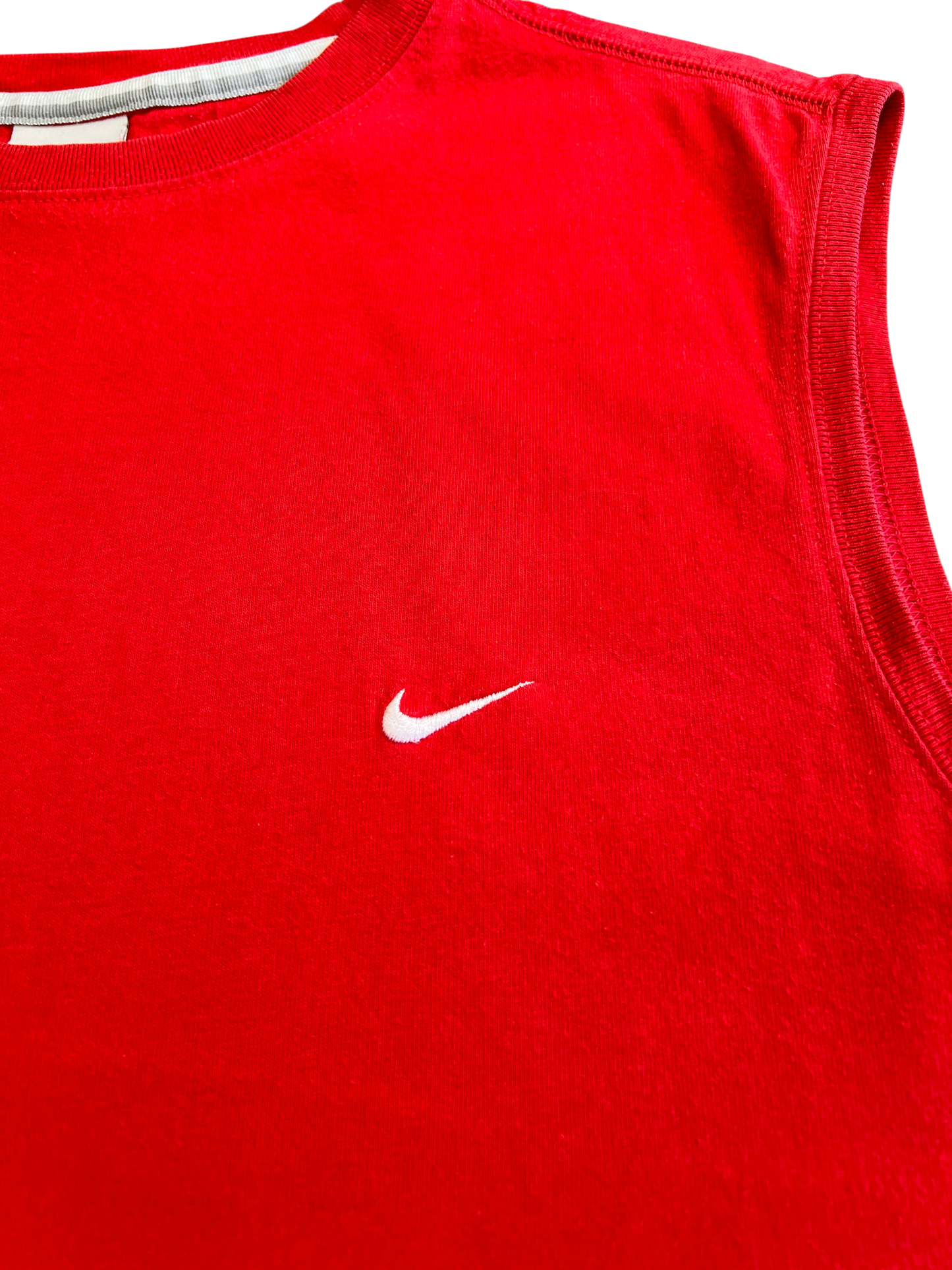 Nike Tank Top Red 2000's Vintage Old tag