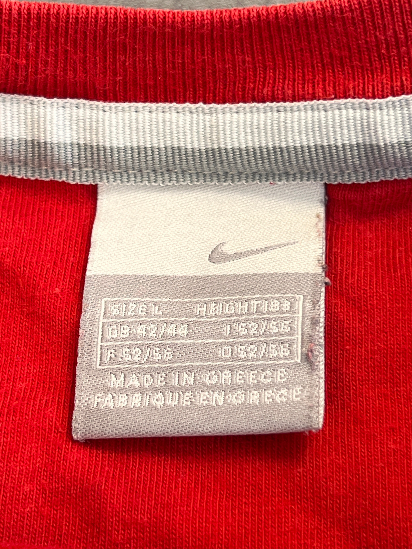 Nike Tank Top Red 2000's Vintage Old tag