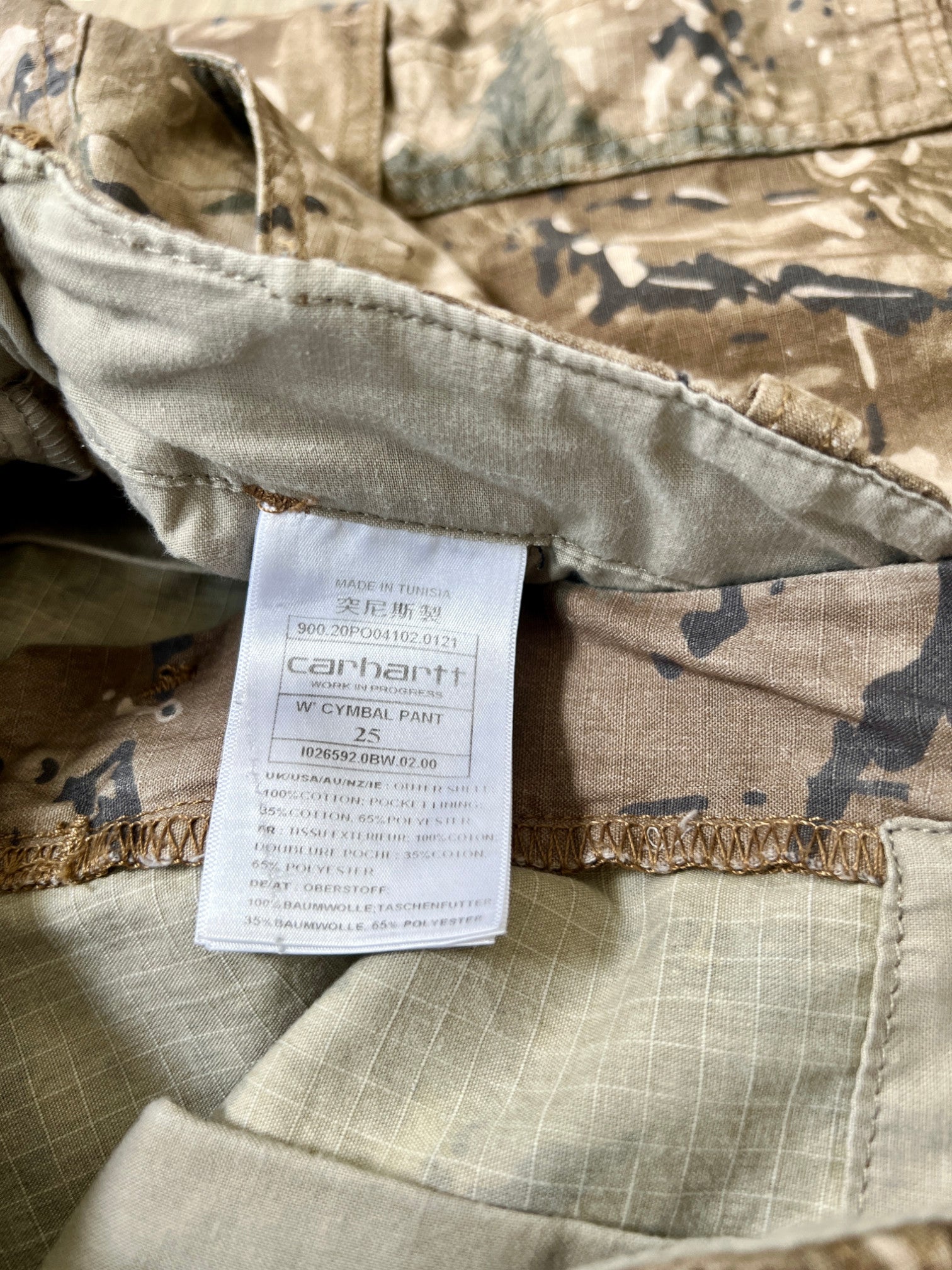 Carhartt Camo Pants Cargo Carpenter - cloakerstore