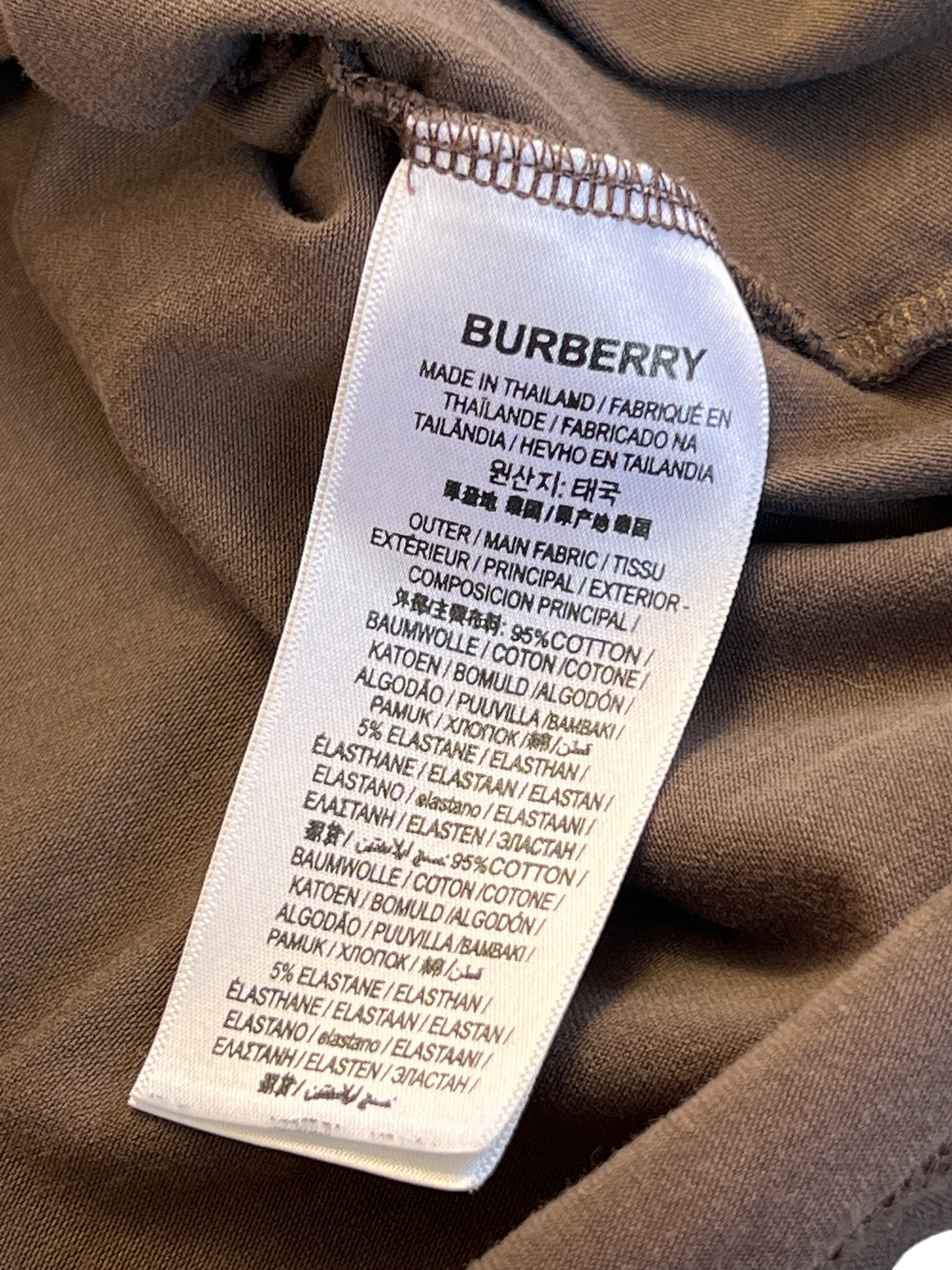 Burberry London T-shirt No Sleeves Brown