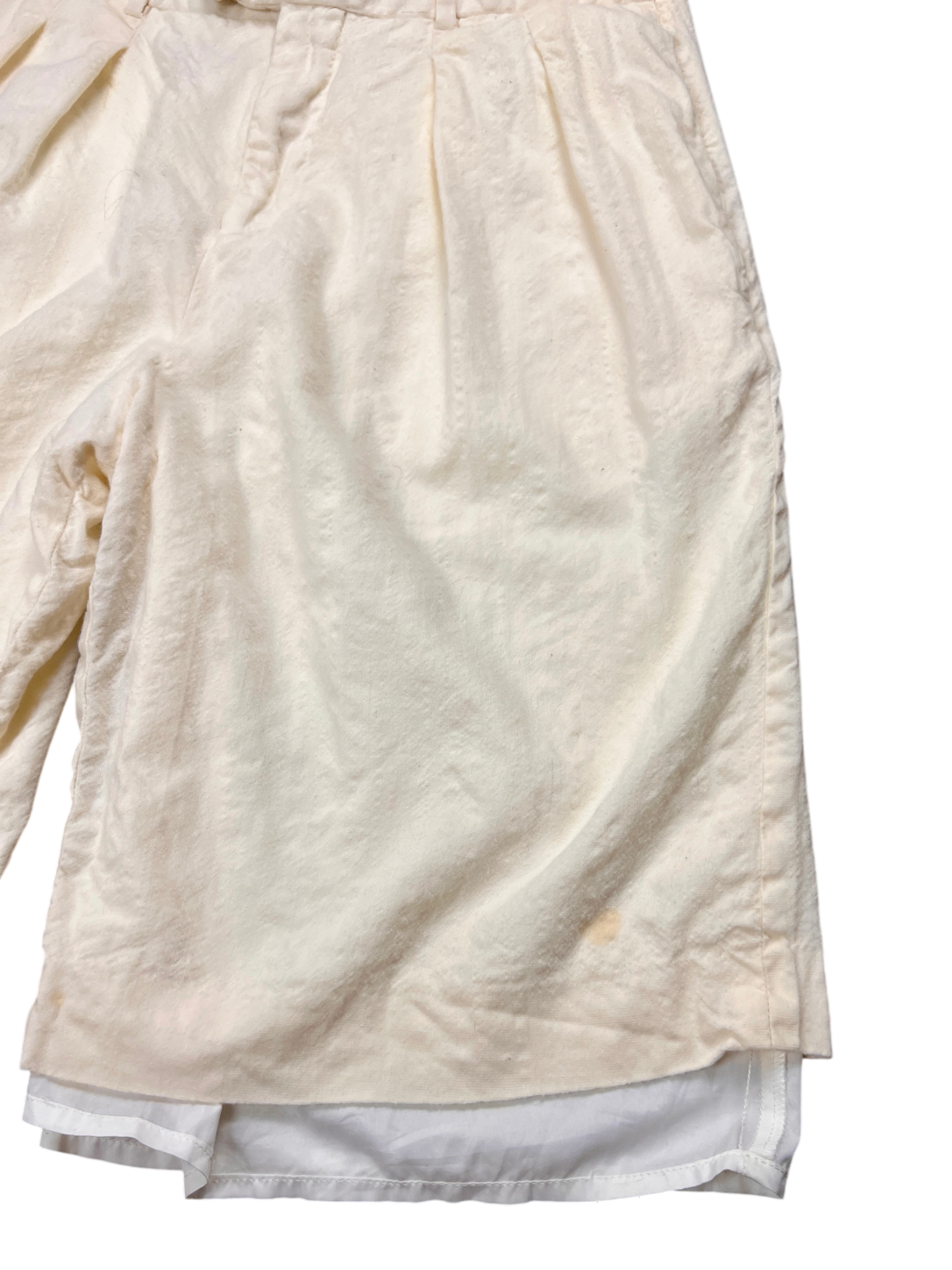 Louis Vuitton Uniforms Jorts Cream Baggy Classic Flared - cloakerstore