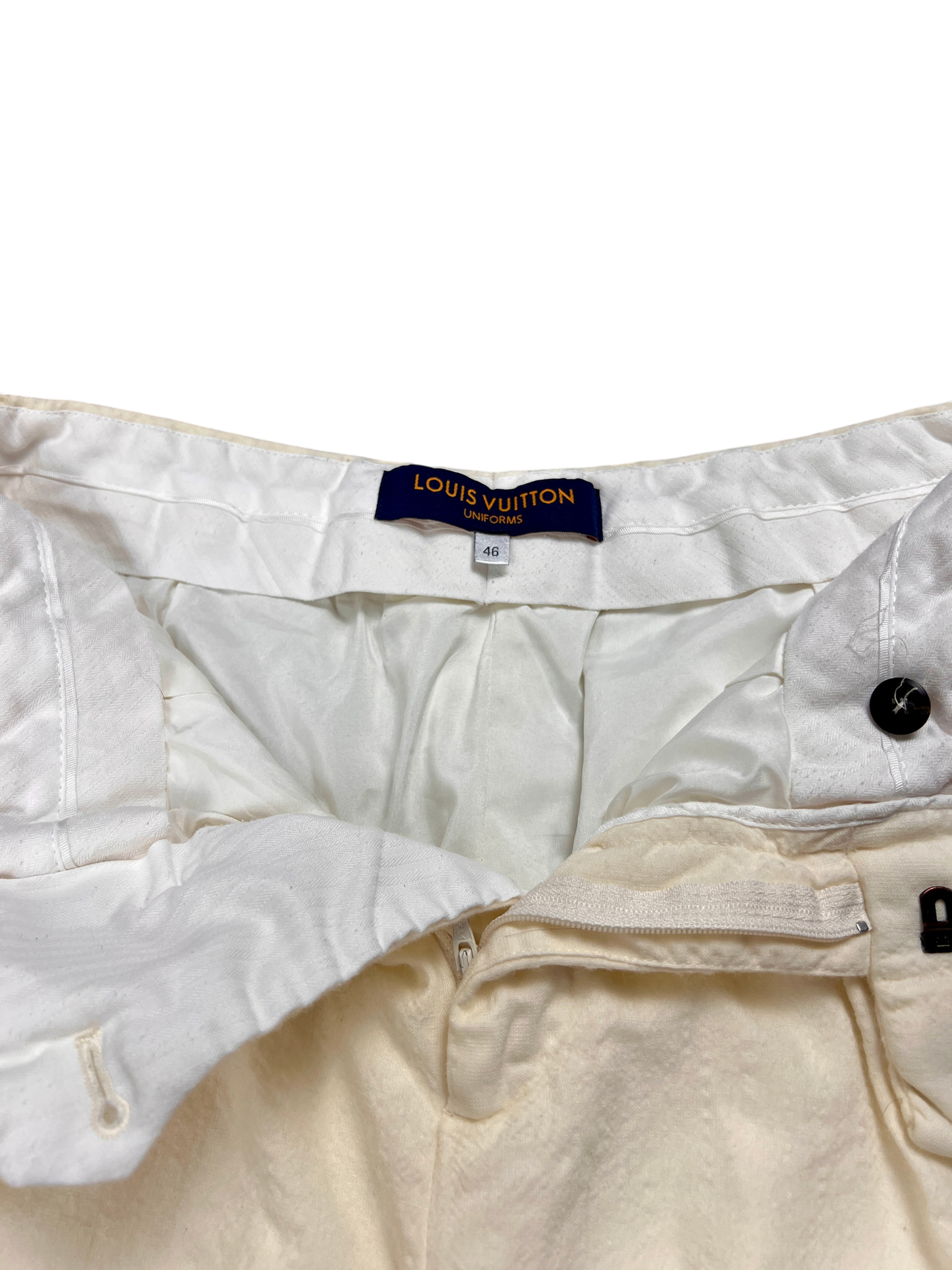 Louis Vuitton Uniforms Jorts Cream Baggy Classic Flared - cloakerstore