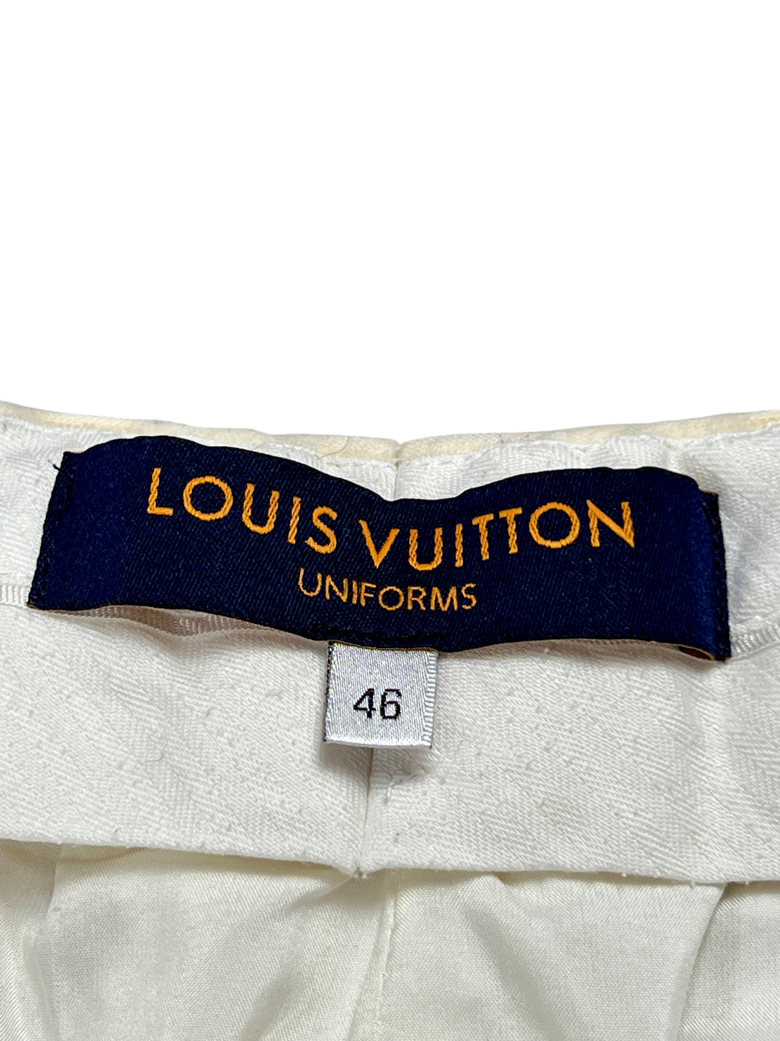 Louis Vuitton Uniforms Jorts Cream Baggy Classic Flared - cloakerstore