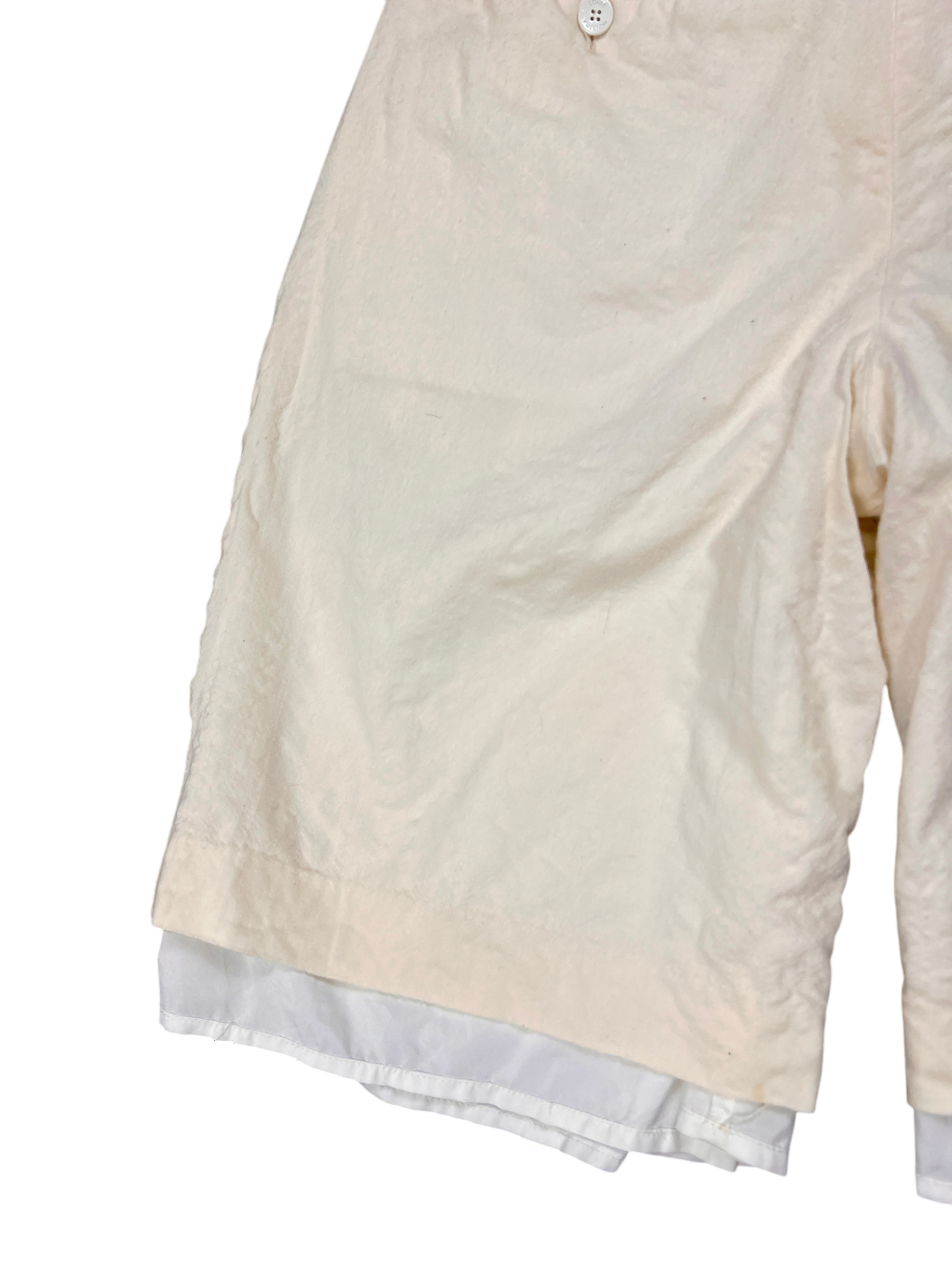 Louis Vuitton Uniforms Jorts Cream Baggy Classic Flared - cloakerstore