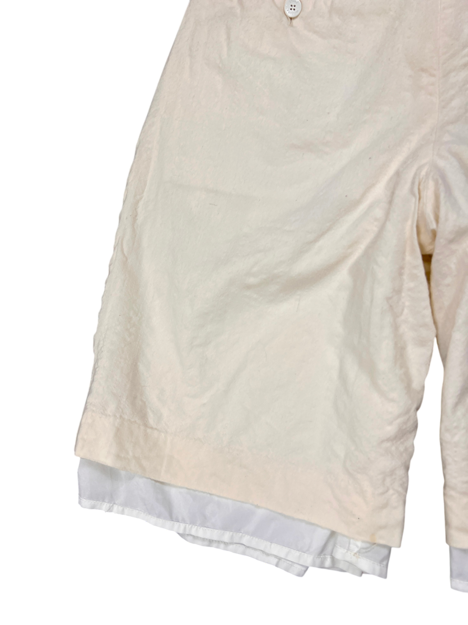 Louis Vuitton Uniforms Jorts Cream Baggy Classic Flared - cloakerstore