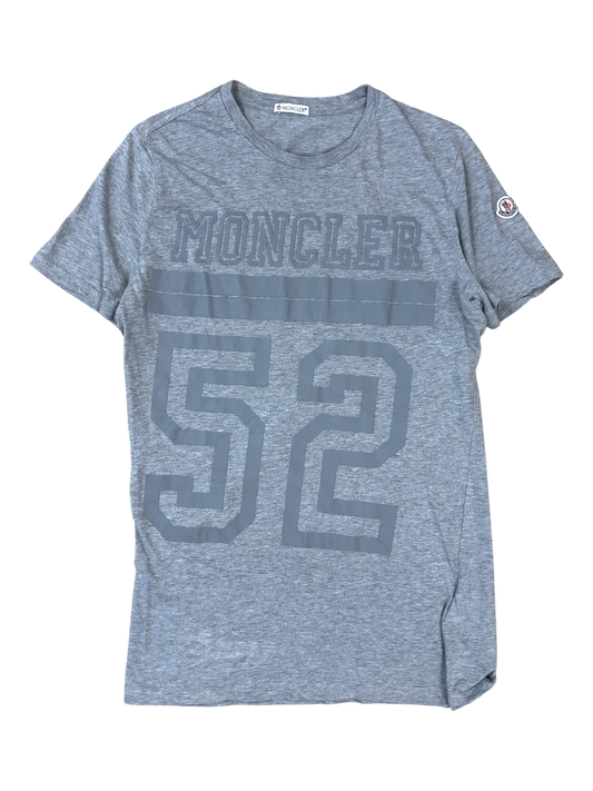 Moncler Chest logo T-shirt Gray Compressed - cloakerstore