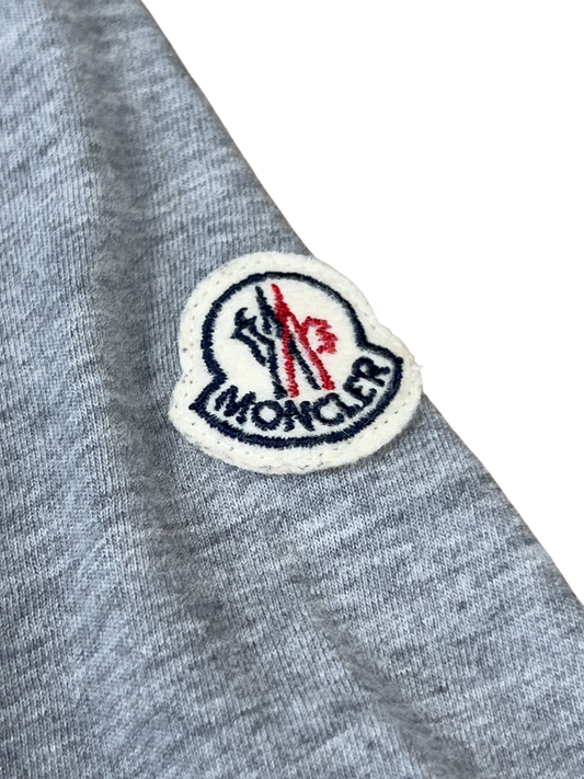 Moncler Chest logo T-shirt Gray Compressed - cloakerstore