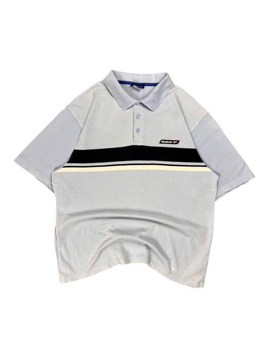 Reebok old money polo light blue vintage