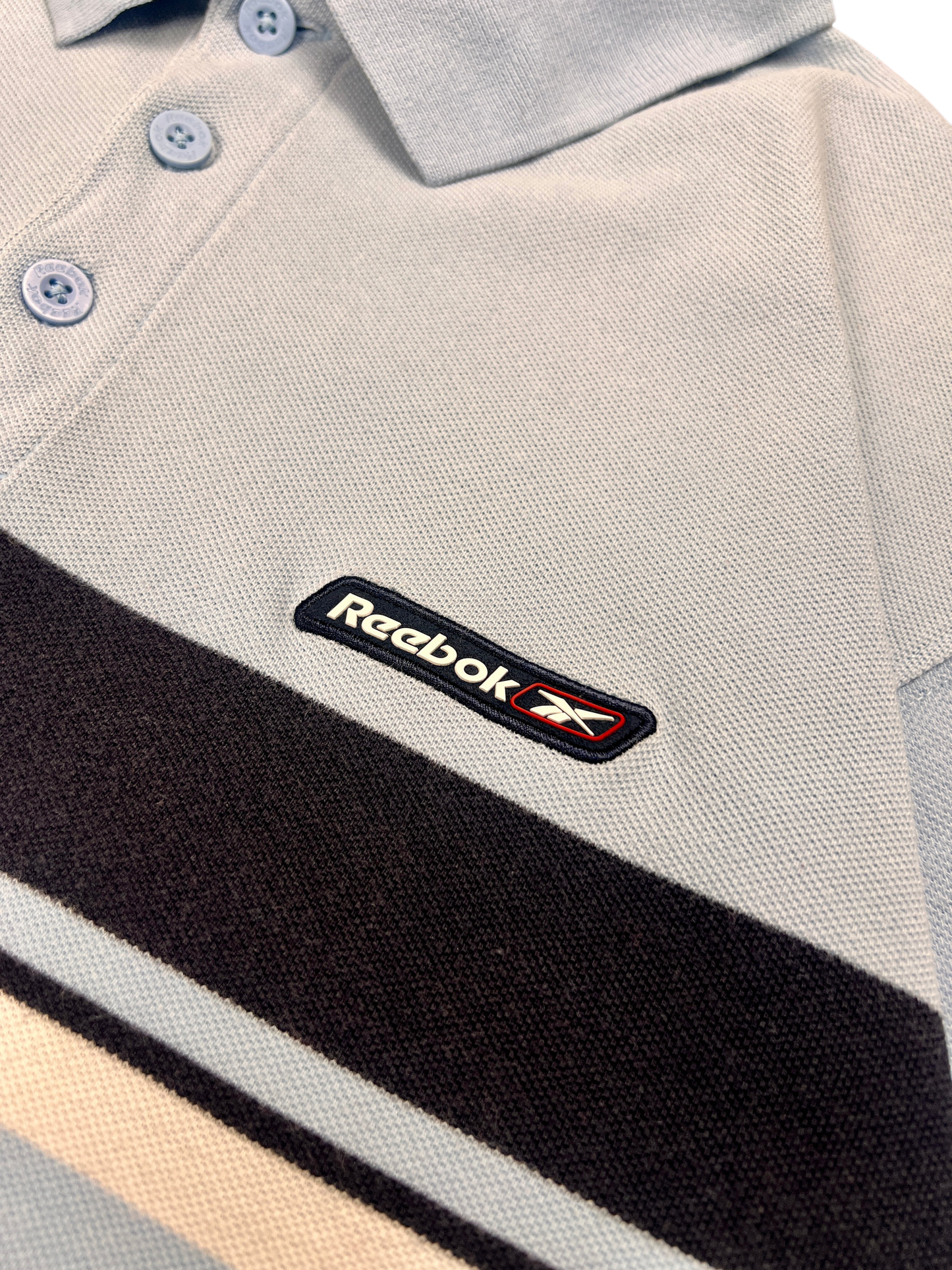 Reebok Polo Vintage 2000's Blue Light Old Money