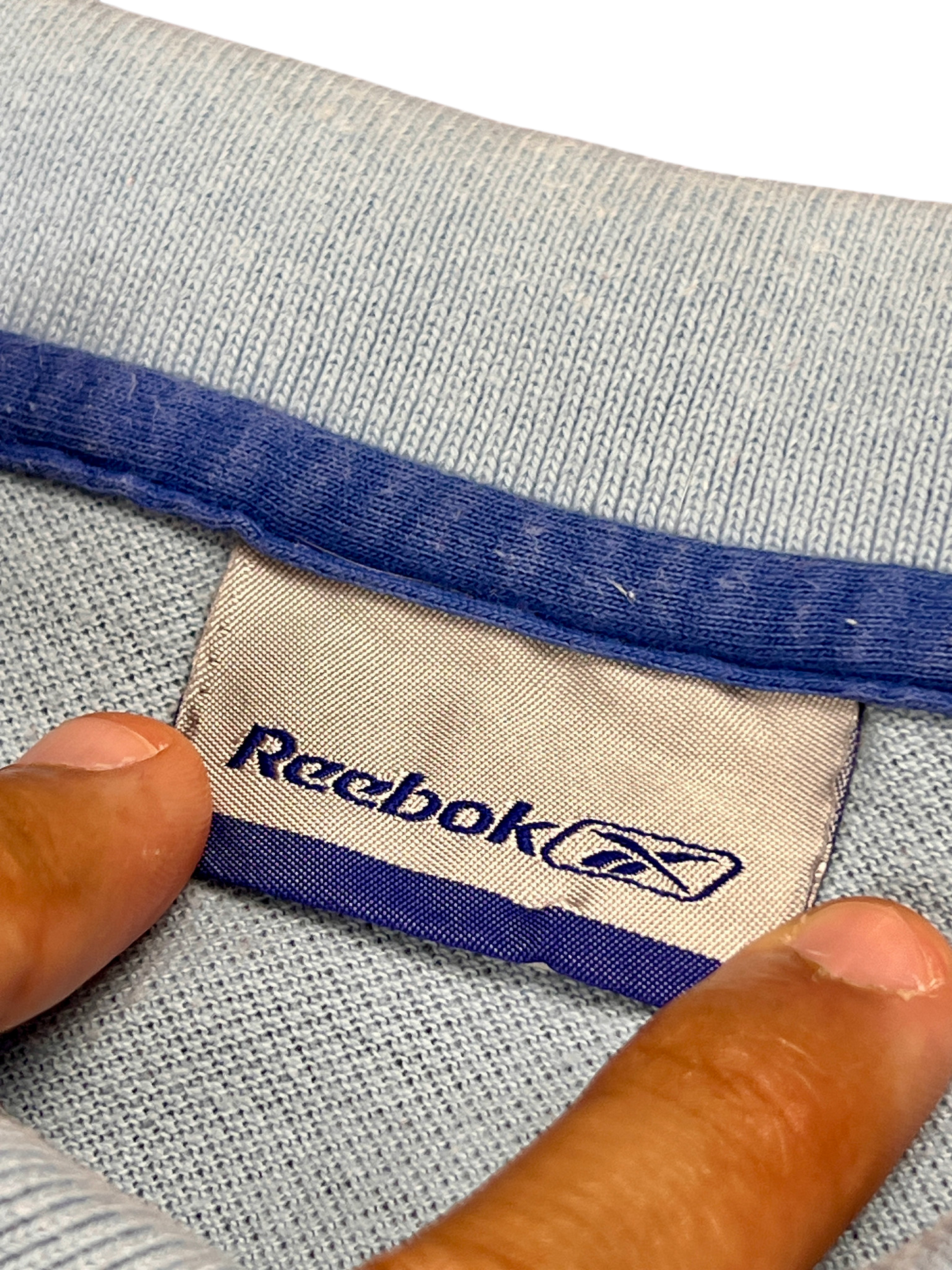 Reebok Polo Vintage 2000's Blue Light Old Money