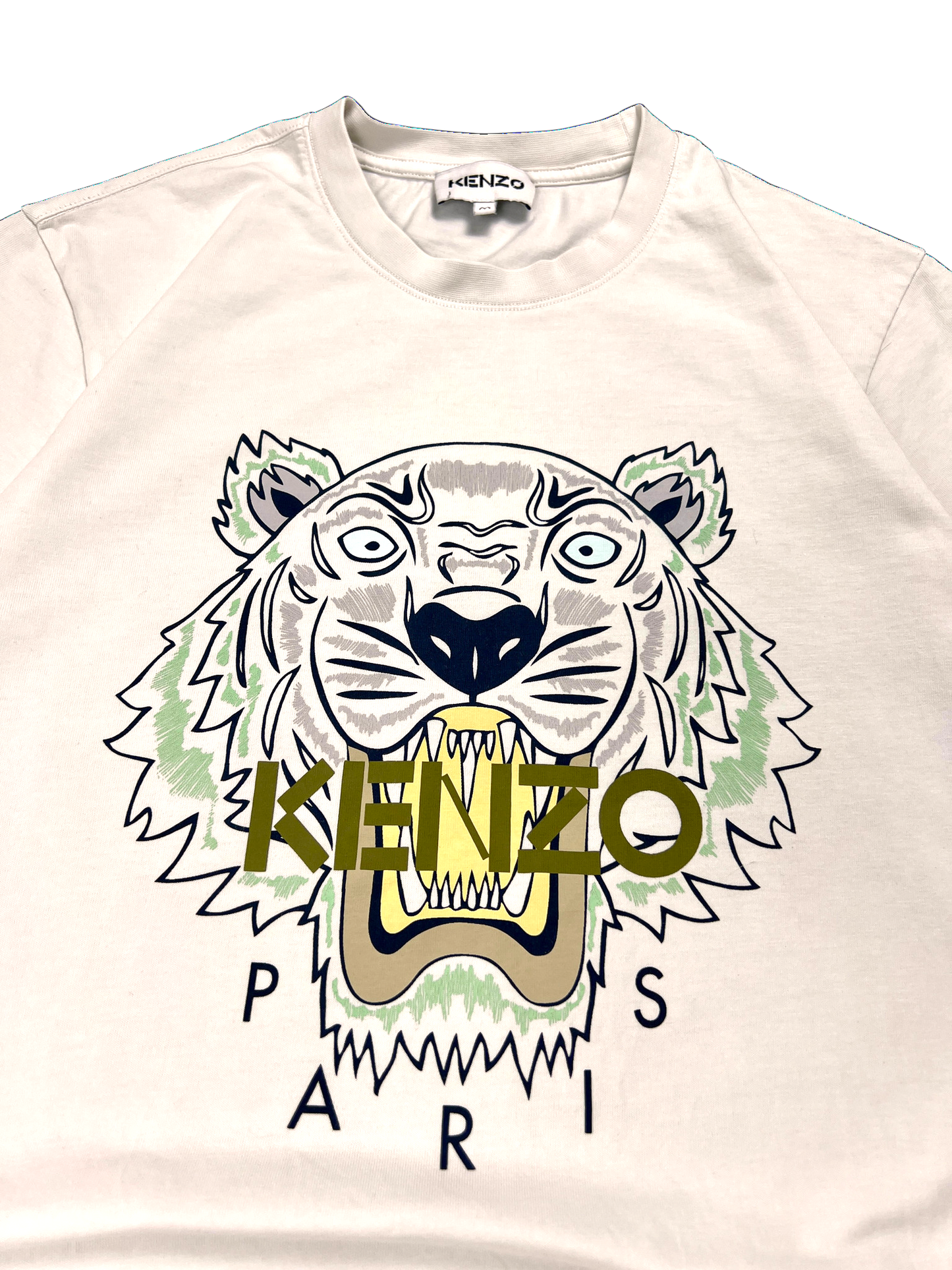 Kenzo T-shirt Tiger White Classic Big Logo