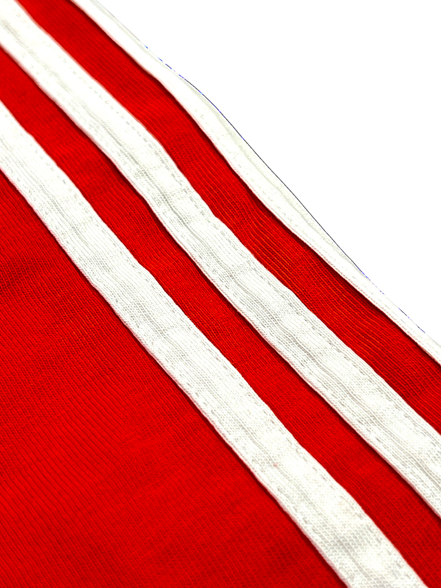 Adidas T-shirt 3 Stripes Embroidery Vintage 2007 Red
