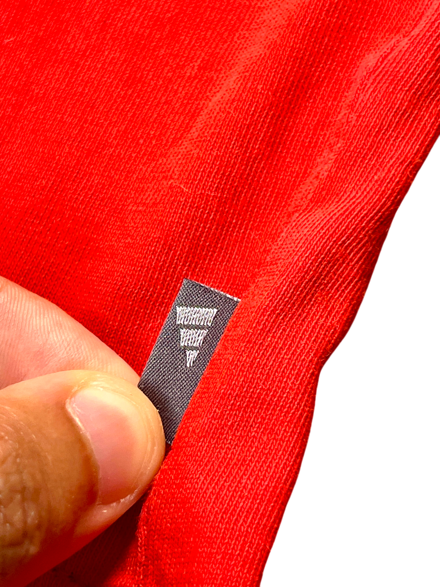 Adidas T-shirt 3 Stripes Embroidery Vintage 2007 Red