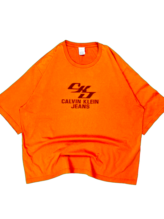 Calvin Klein heavy weight t-shirt orange