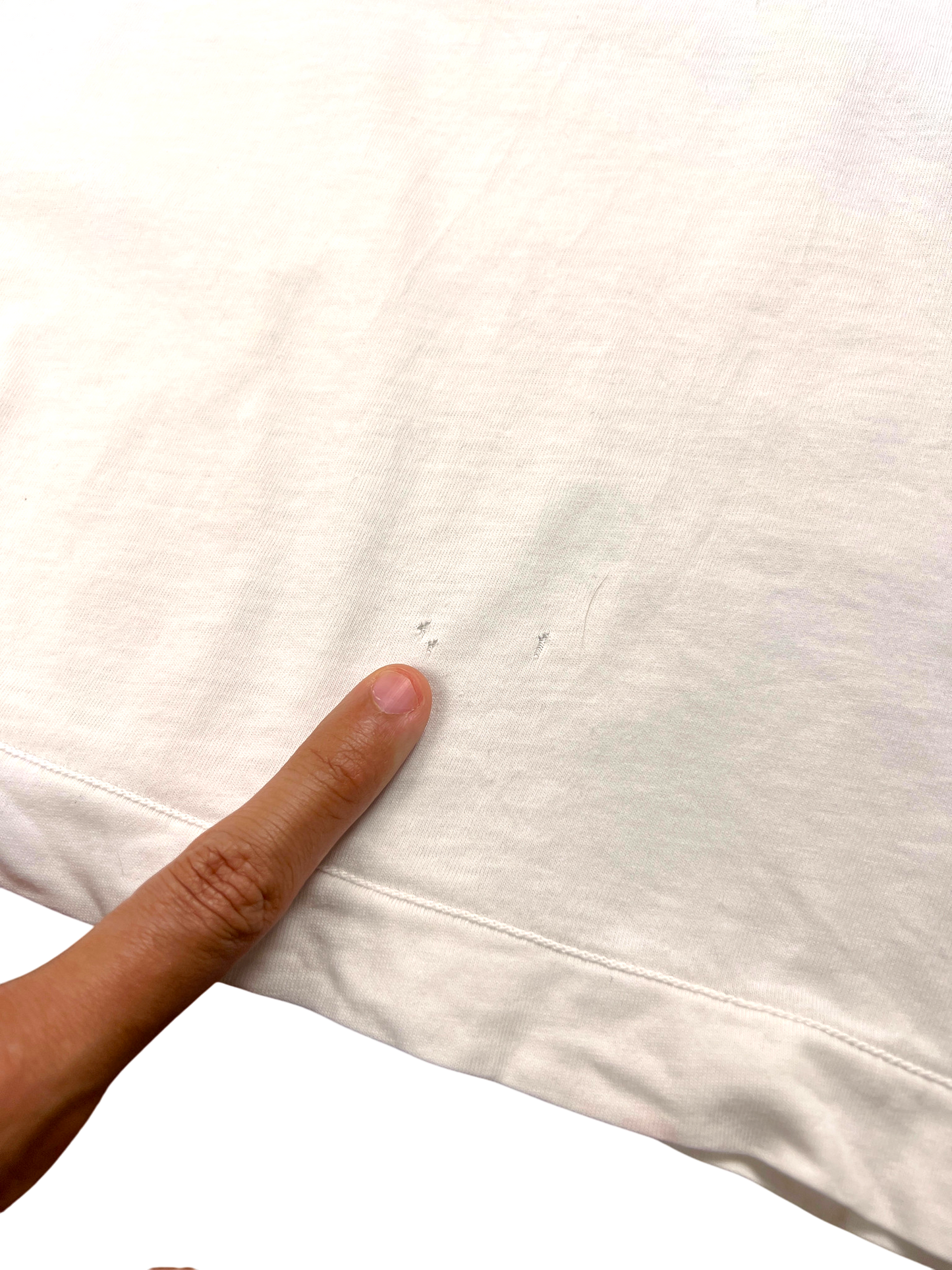 Stone Island T-shirt White Logo Patch Authentic