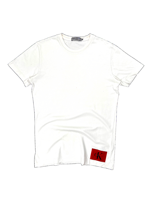 Calvin Klein Jeans big logo t-shirt white