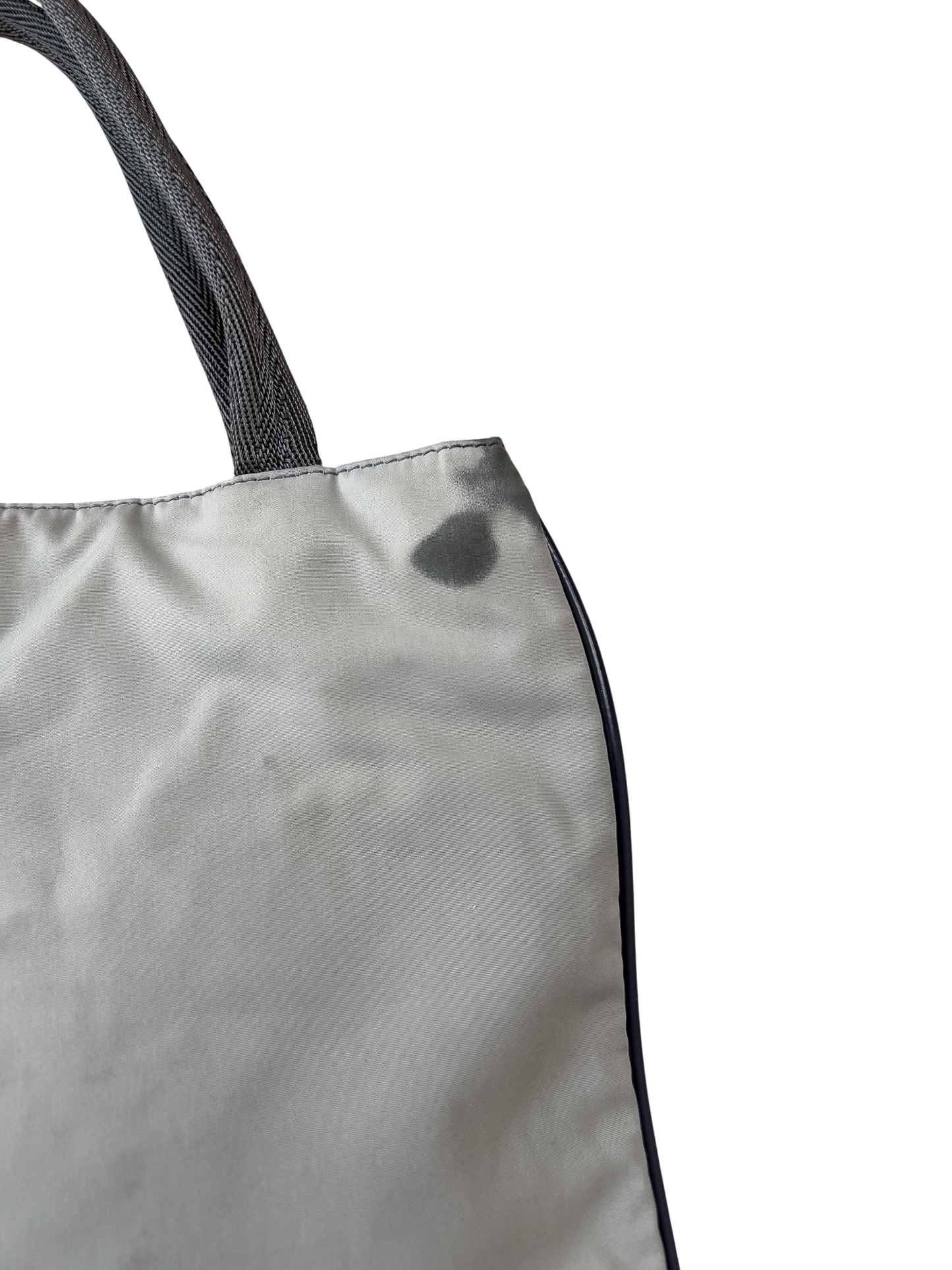 Prada Sports Tote Bag Nylon Gray