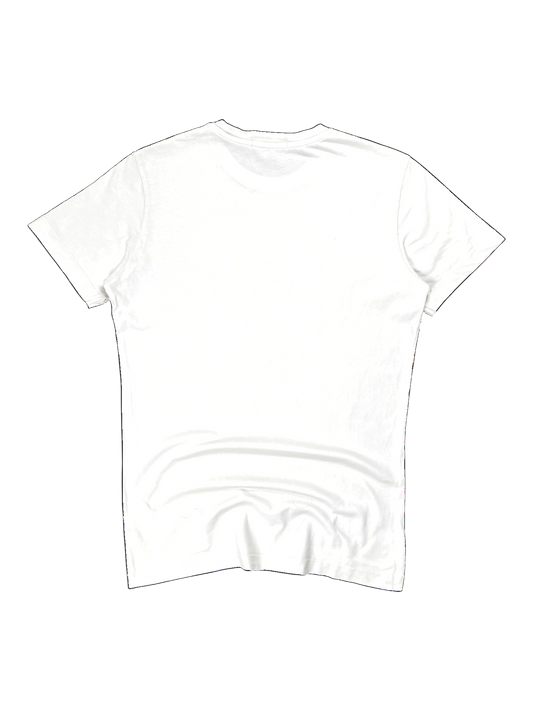 Calvin Klein Jeans T-shirt Slim Fit White Big Logo Patch