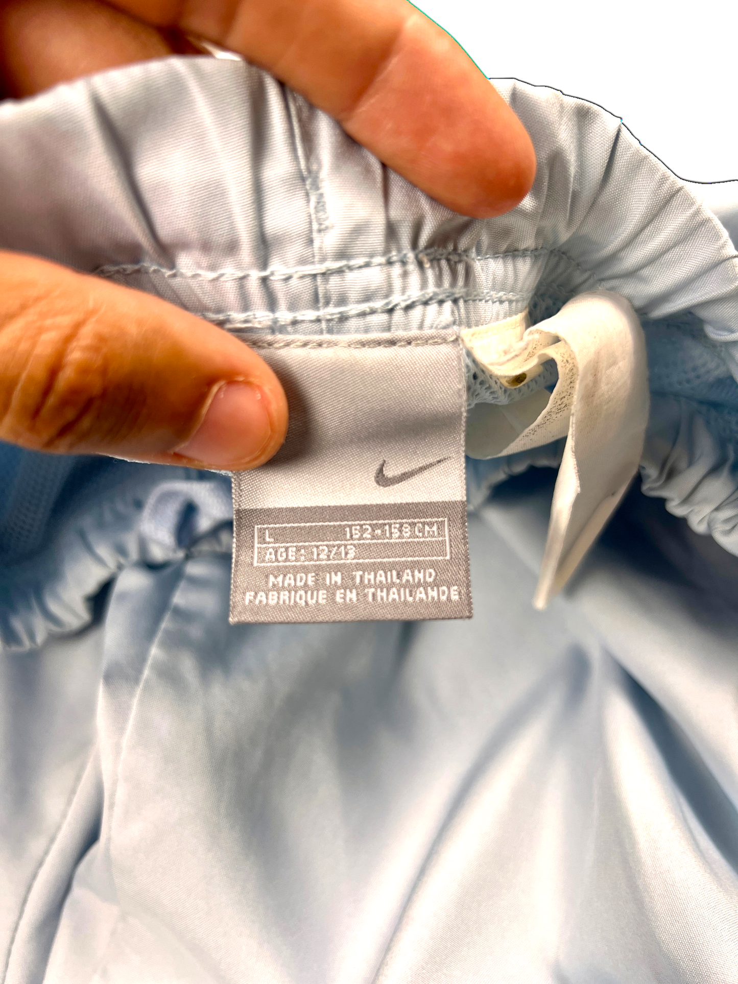 Nike Track Pants 1/4 Baggy Blue Sky Parachute 00's