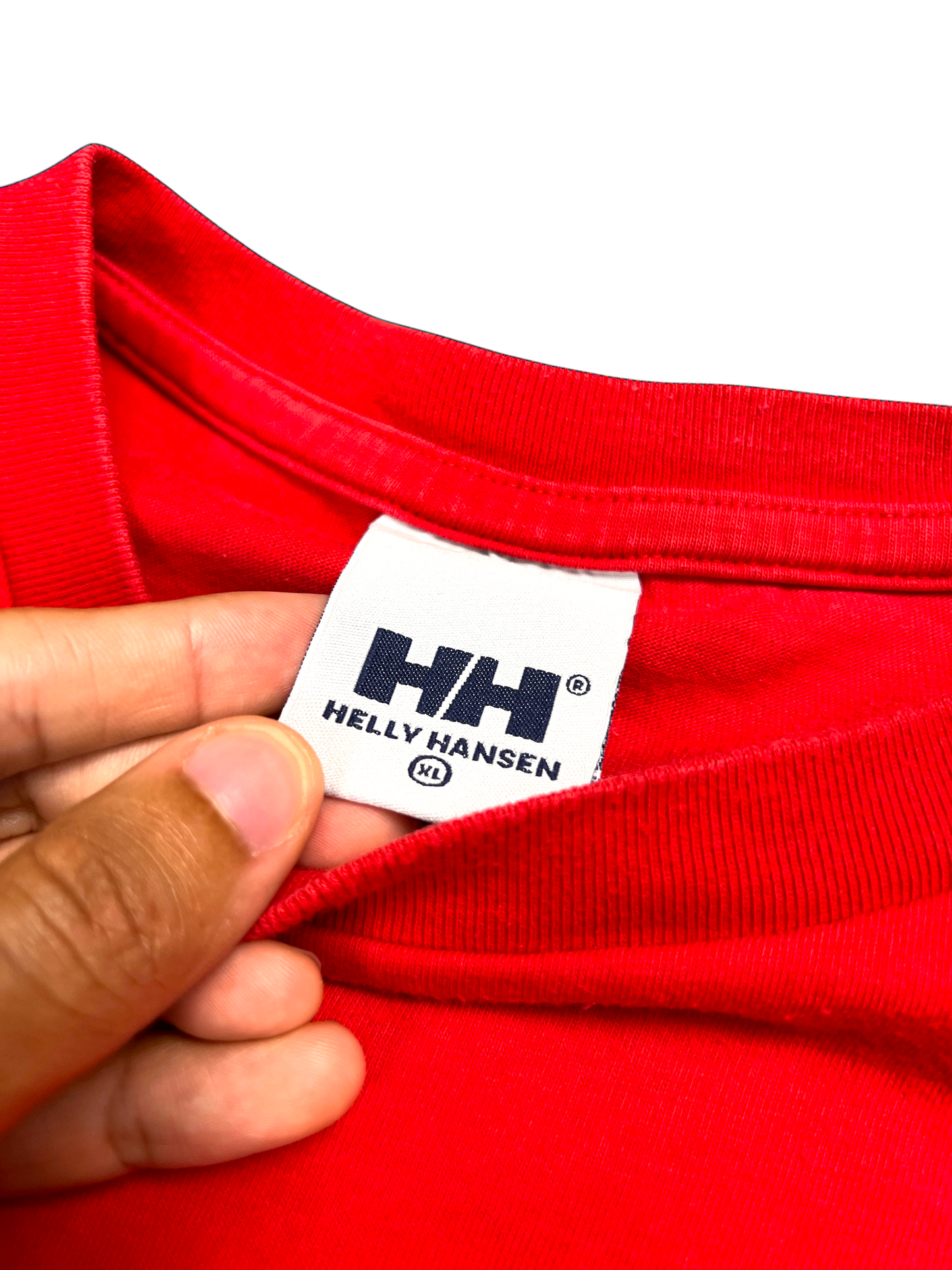 Helly Hansen T-shirt Vintage Red Heavy Weight Baggy 00's