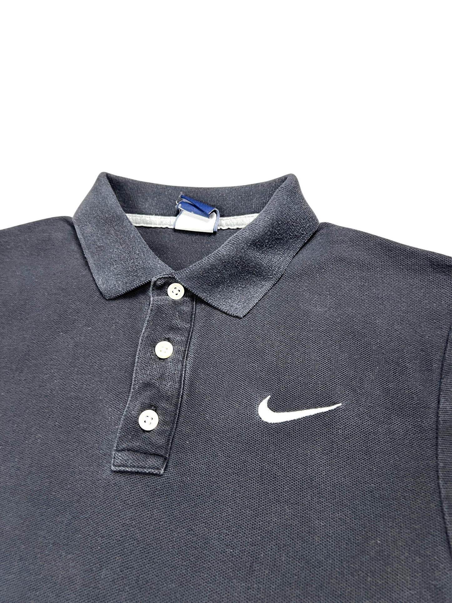 Nike Polo Vintage Black 00's Logo Embroidery