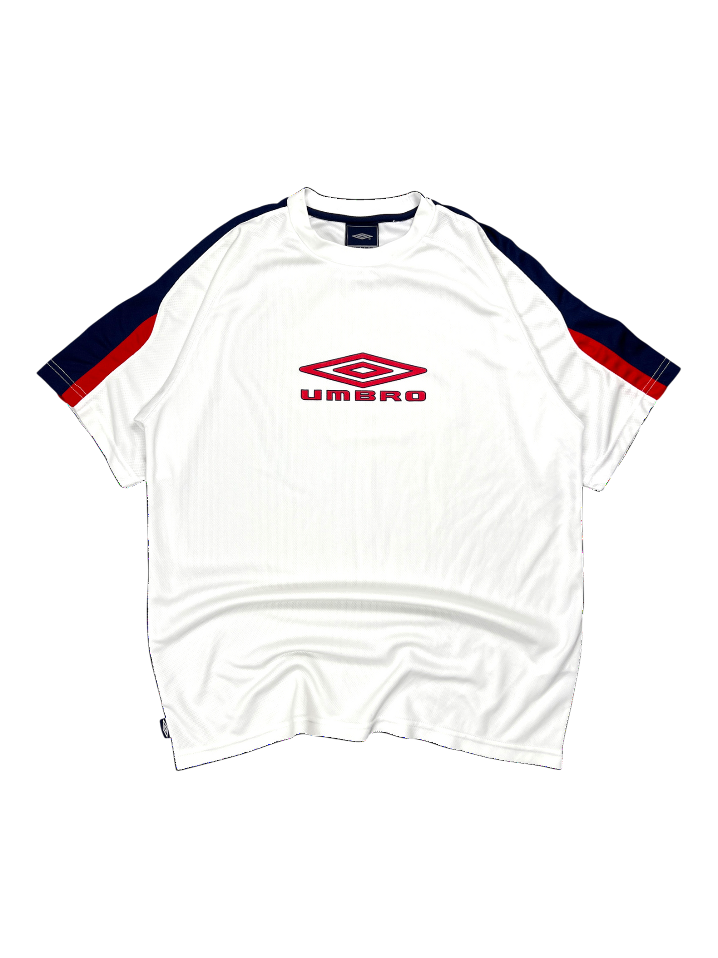 Umbro T-shirt Sport Vintage 00's White Y2K