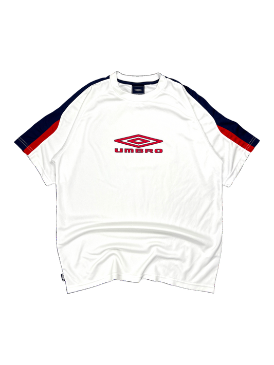 Umbro T-shirt Sport Vintage 00's White Y2K